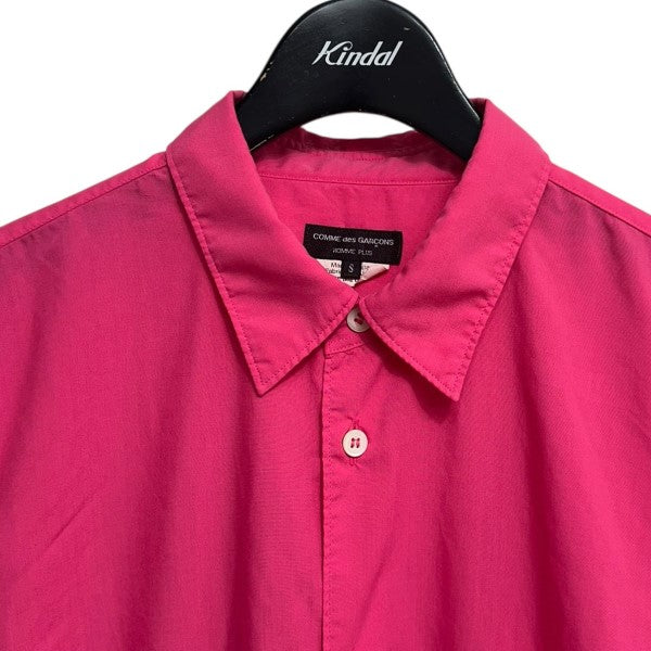 25ssオーバーサイズノーカラーポリ縮ジャケットコムデギャルソンシャツSHIRT 25ssオーバーサイズノーカラーポリ縮ジャケットコムデギャルソン