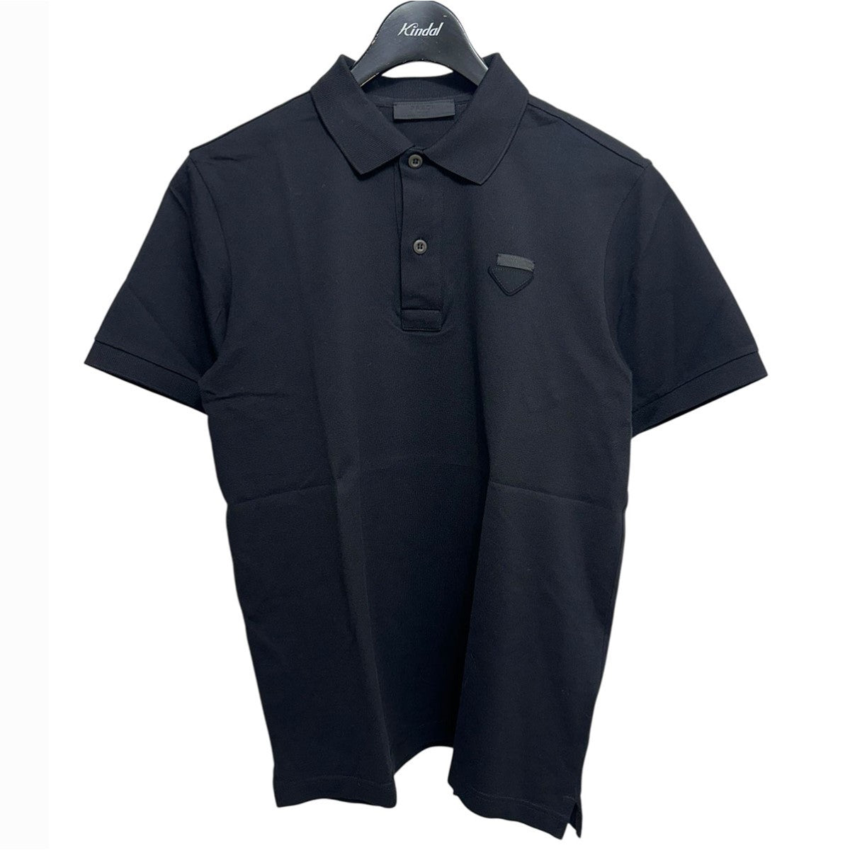 PRADA プラダ ロゴポロシャツ 半袖 PRADA(プラダ) PIQUET半袖ポロシャツUJN444 UJN444 ブラック