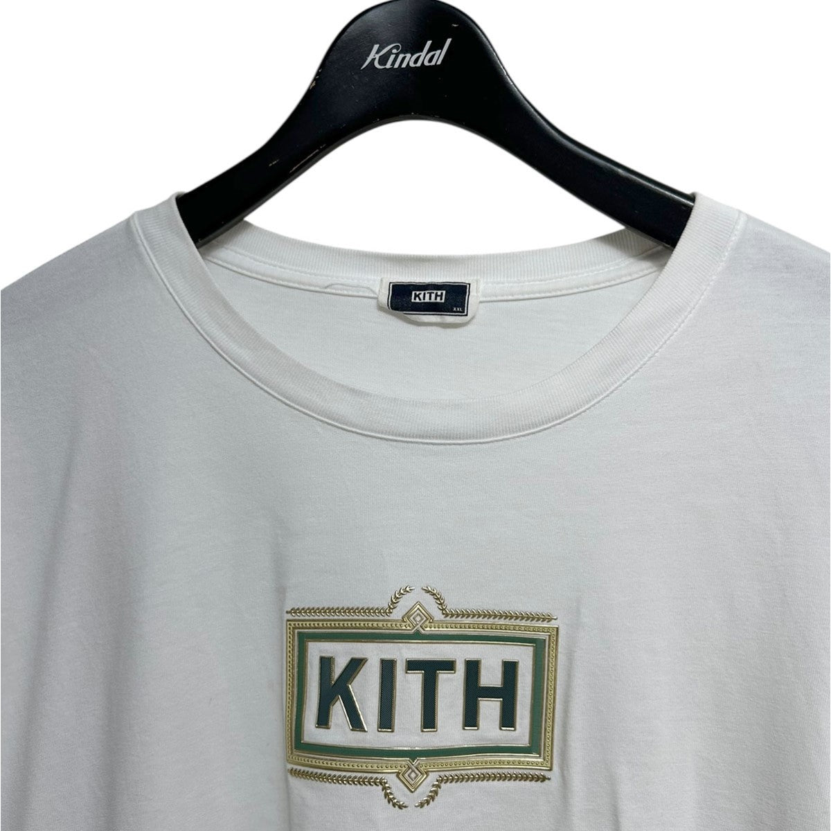 KITH(キス) Ornate Classic Logo TeeボックスロゴTシャツ24-071
