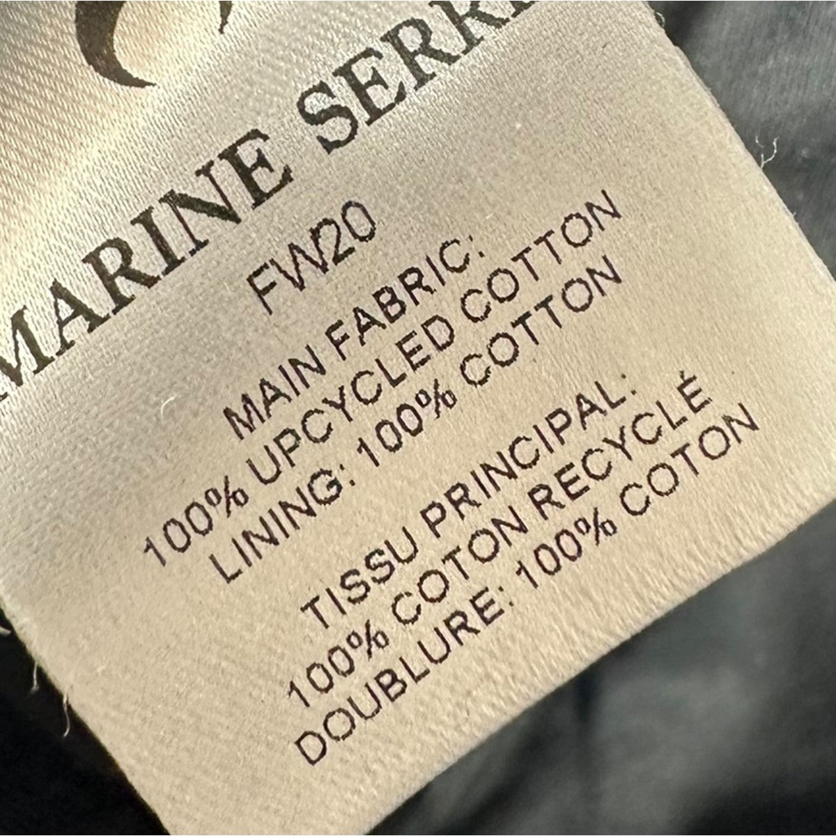 marine serre ムーンレーザーデニムバケットハットca.1990-2000/20AW 古着・中古-6枚目のアイテム画像