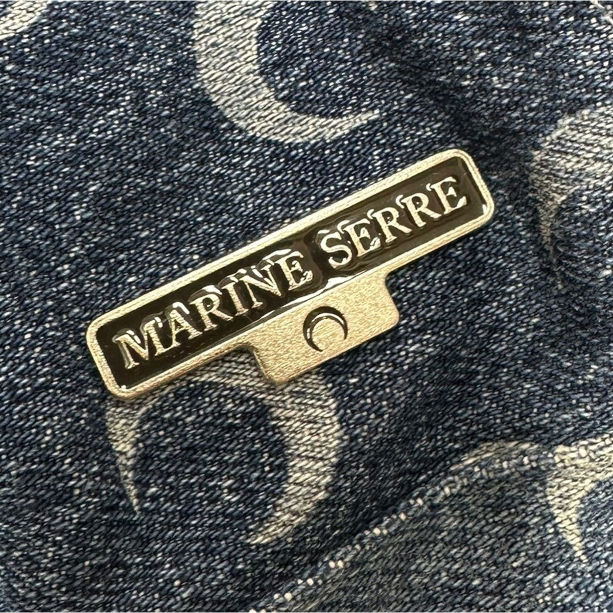 marine serre ムーンレーザーデニムバケットハットca.1990-2000/20AW 古着・中古-7枚目のアイテム画像