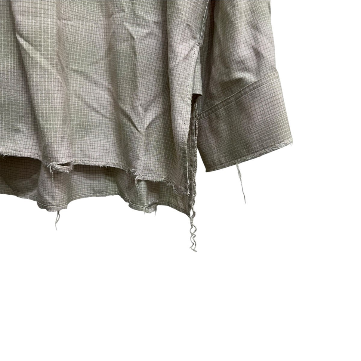 25SS アンセルム の オンブレチェックシャツ ANCELLM | アンセルム OMBRECHECK SHIRT(BROWN) / オンブレ