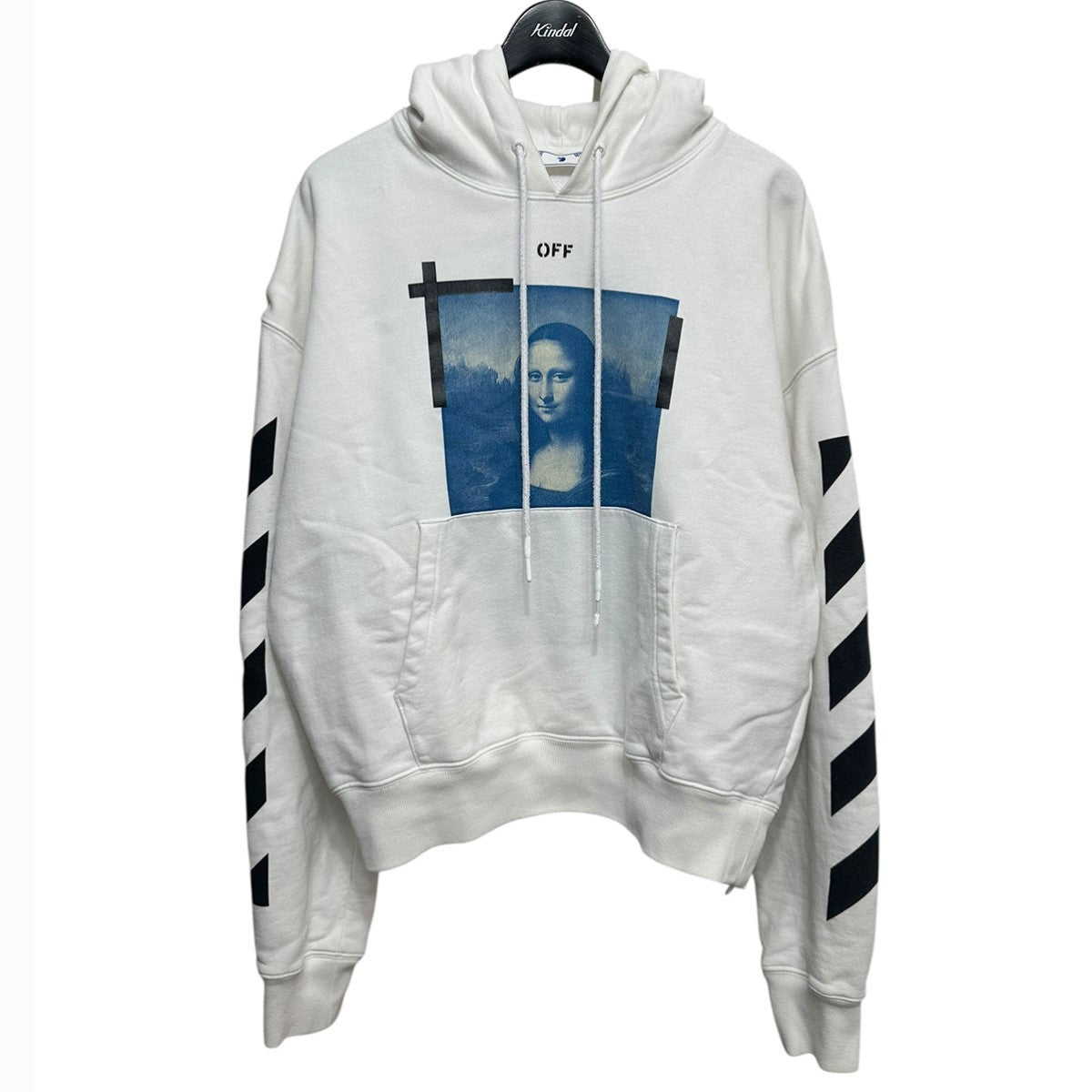 OFFWHITE モナリザプリントフーディーOMBB037R21FLE01 古着・中古-1枚目のアイテム画像