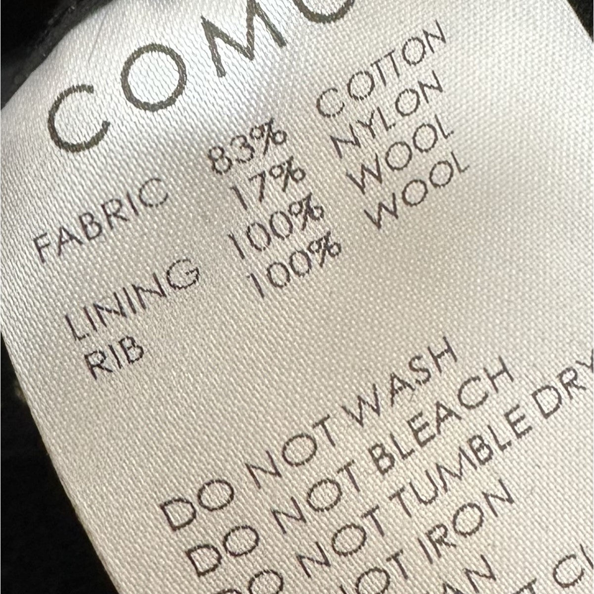 COMOLI(コモリ) 24AWコットンナイロンジップパーカA03-01024 A03-01024