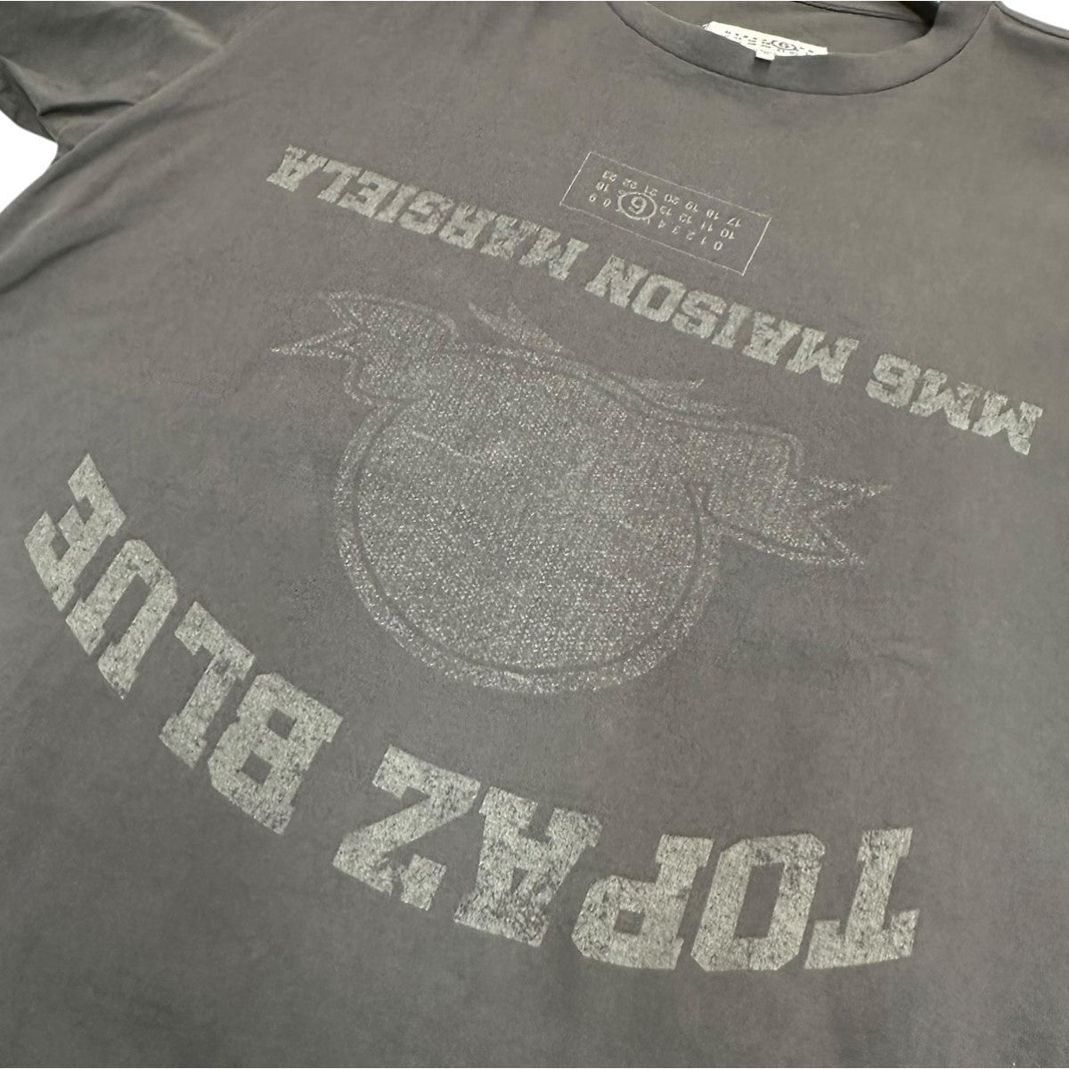 MM6 Maison Margiela 25SSトパーズブルーTシャツSH0GC0041 S24311 古着・中古-4枚目のアイテム画像