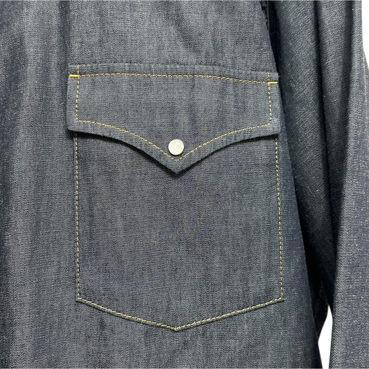 Maison Margiela 24SSコットンデニムウエスタンシャツS50DT0015 古着・中古-4枚目のアイテム画像