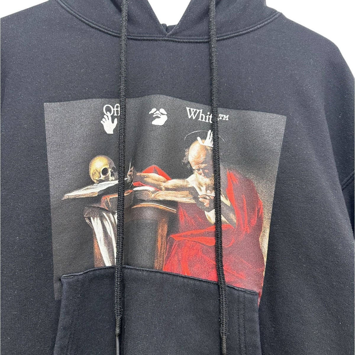 OFFWHITE(オフホワイト) Caravaggio Over Hoodieプリントプルー