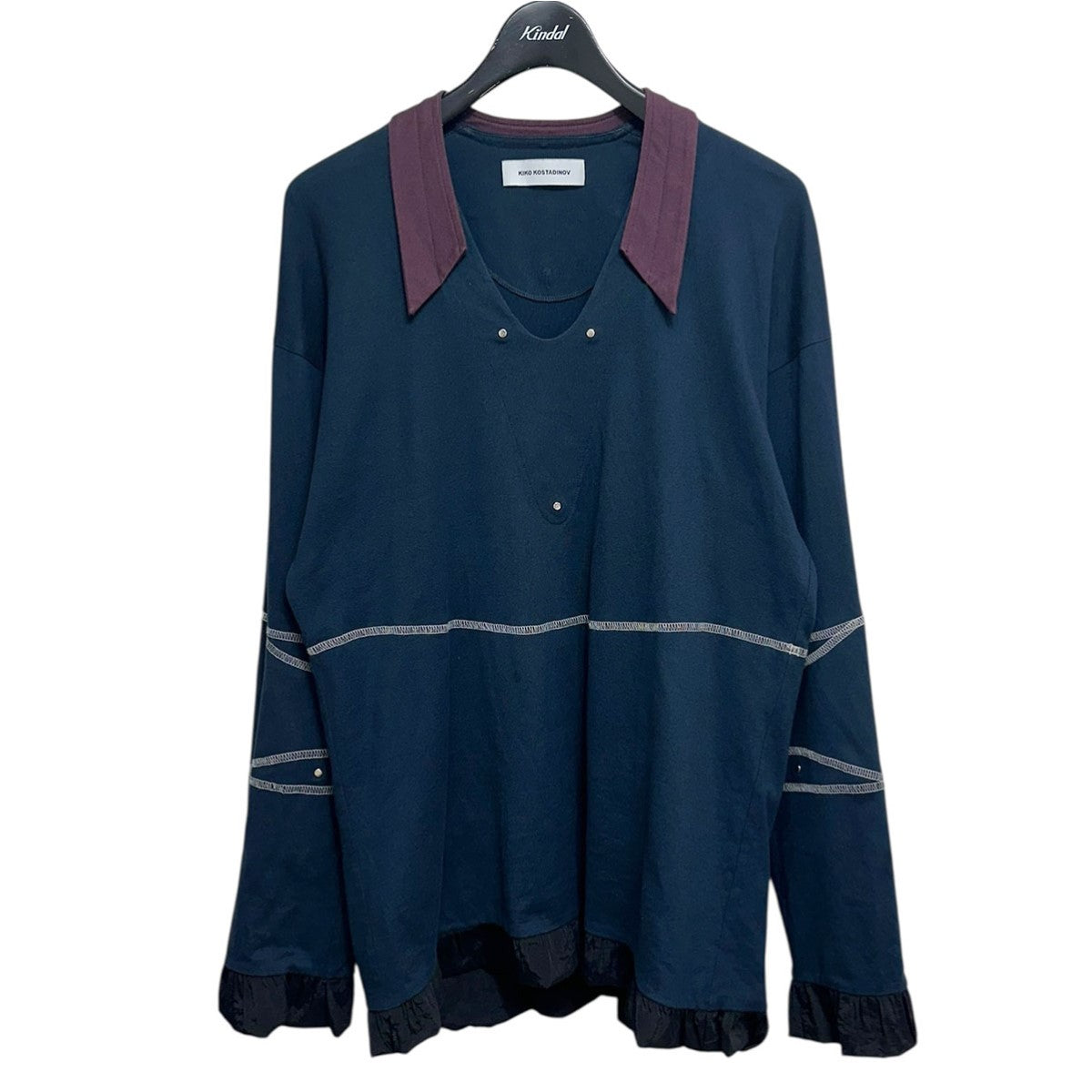 キコ コスタディノフ 22ss トリノ シャツ 半袖長袖切り替え可能 KIKO KOSTADINOV 22ss TORINO JACKET 50 半袖長袖切り替え可能