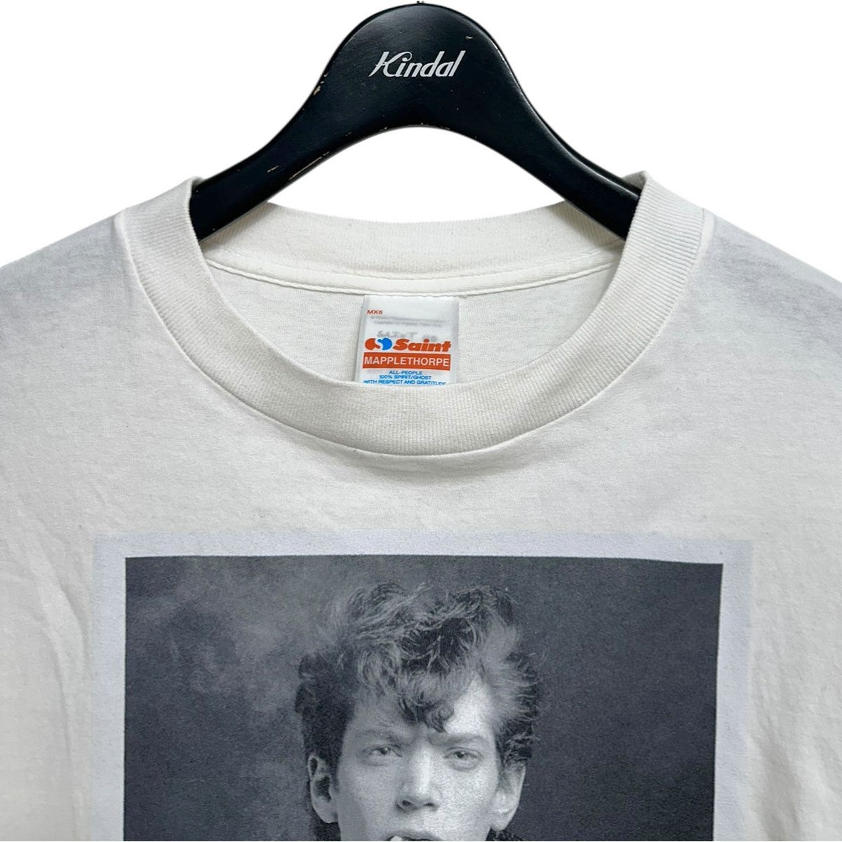 SAINT MICHAEL 25SSRobert Mapplethorpe MT SS TEE PORTRAITフォトプリントTシャツSM-HR8-0000-C16 古着・中古-3枚目のアイテム画像
