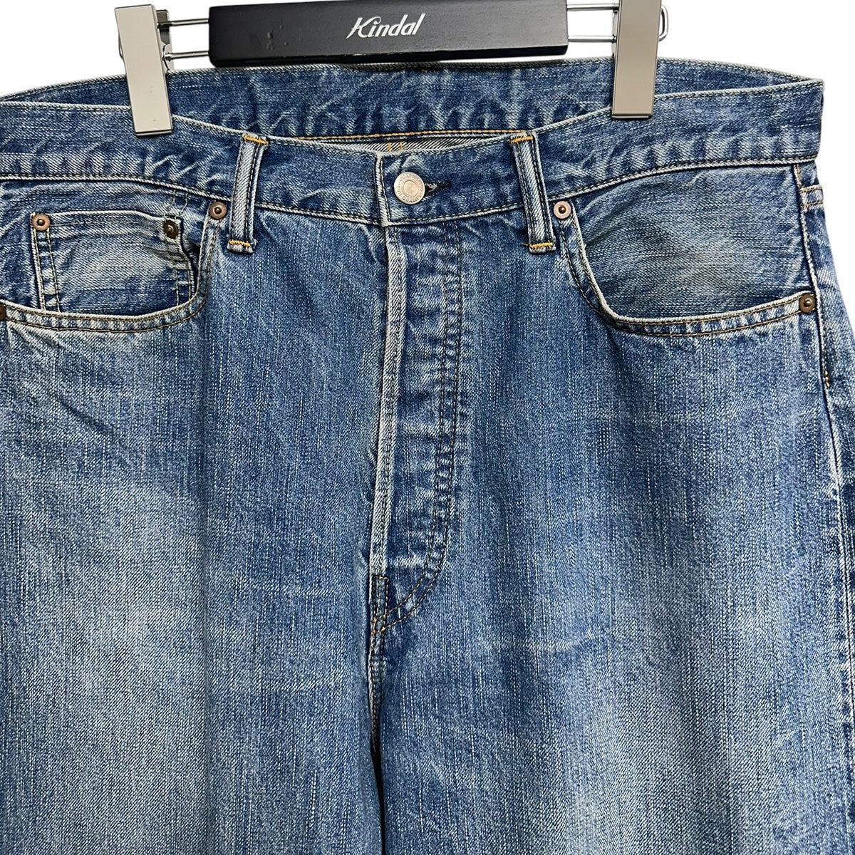 a.presse WASHED DENIM WIDE PANTS 大戦モデル美品 A.PRESSE | Washed Denim Wide Pants - アンリアル リアル クローズ