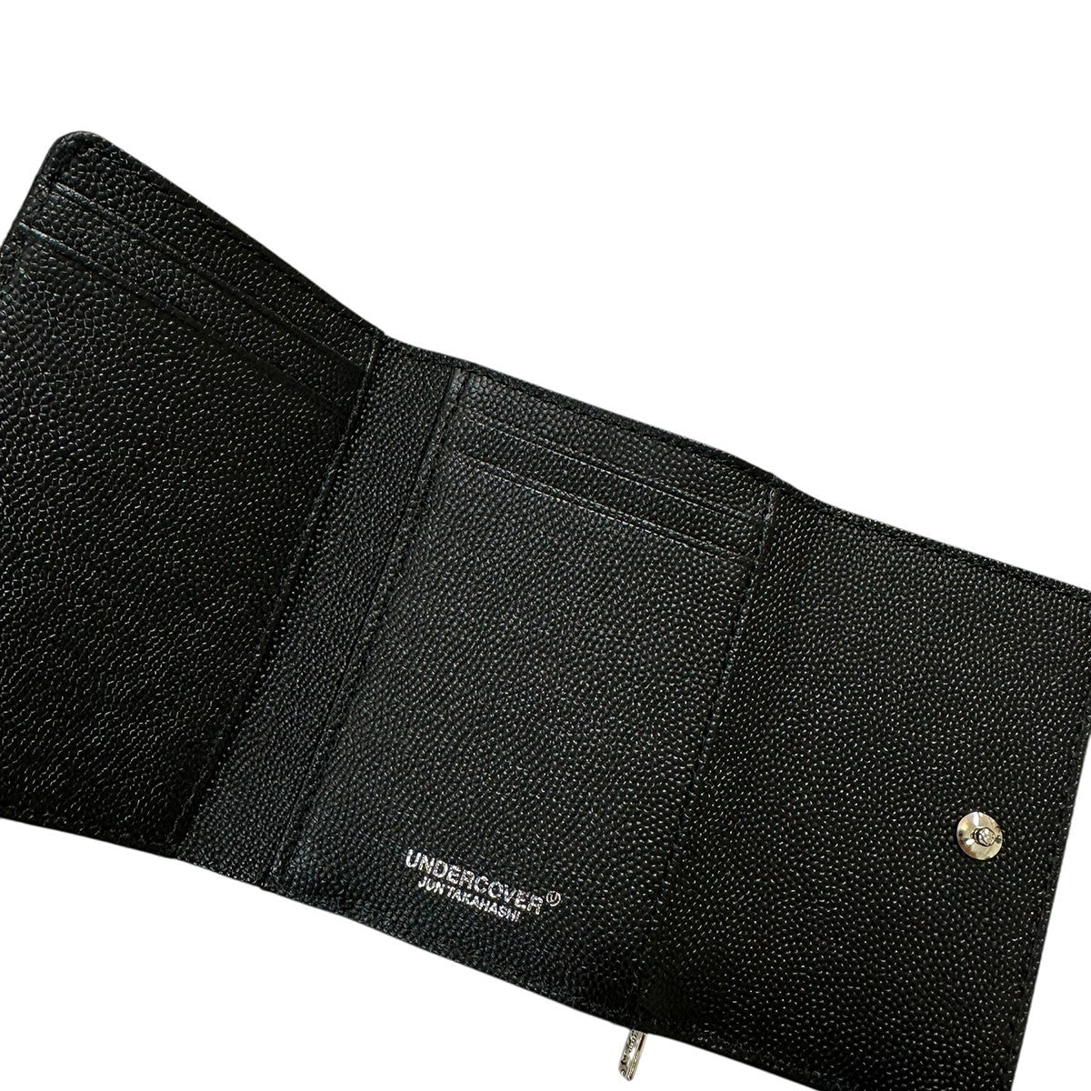 新品未使用　UNDERCOVER　ガラスレザーレザーミニ財布　黒 BLACKxGLD｜UC2D9C03｜UNDERCOVER OFFICIAL ONLINE STORE