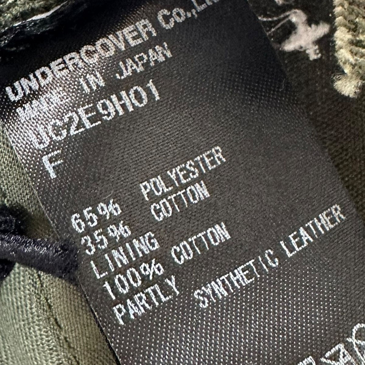 UNDERCOVER×WTAPS T-6M／CAP／CTPL．TWILL．キャップUC2E9H01/251ZUUCD