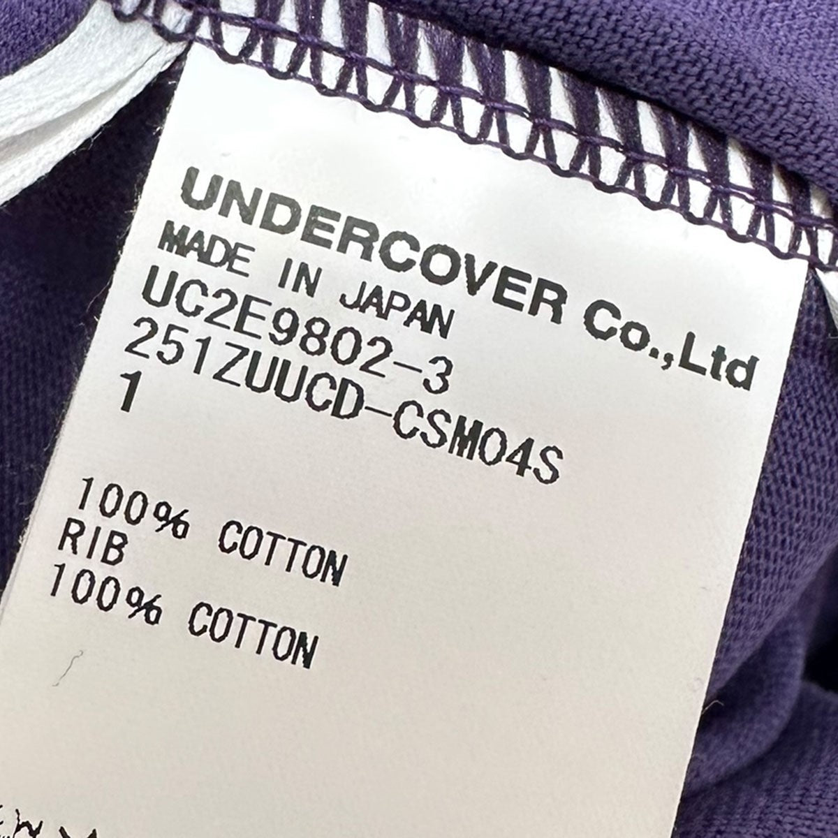 UNDERCOVER×WTAPS 25SSMaai／SS／Cotton七人の侍プリントパッチTシャツUC2E9802-3/251ZUUCD-CSM04S 古着・中古-9枚目のアイテム画像