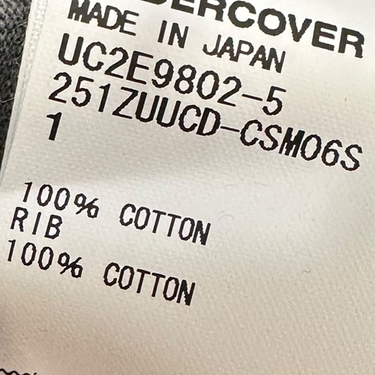 UNDERCOVER×WTAPS 25SSIndividuality／SS／Cotton七人の侍