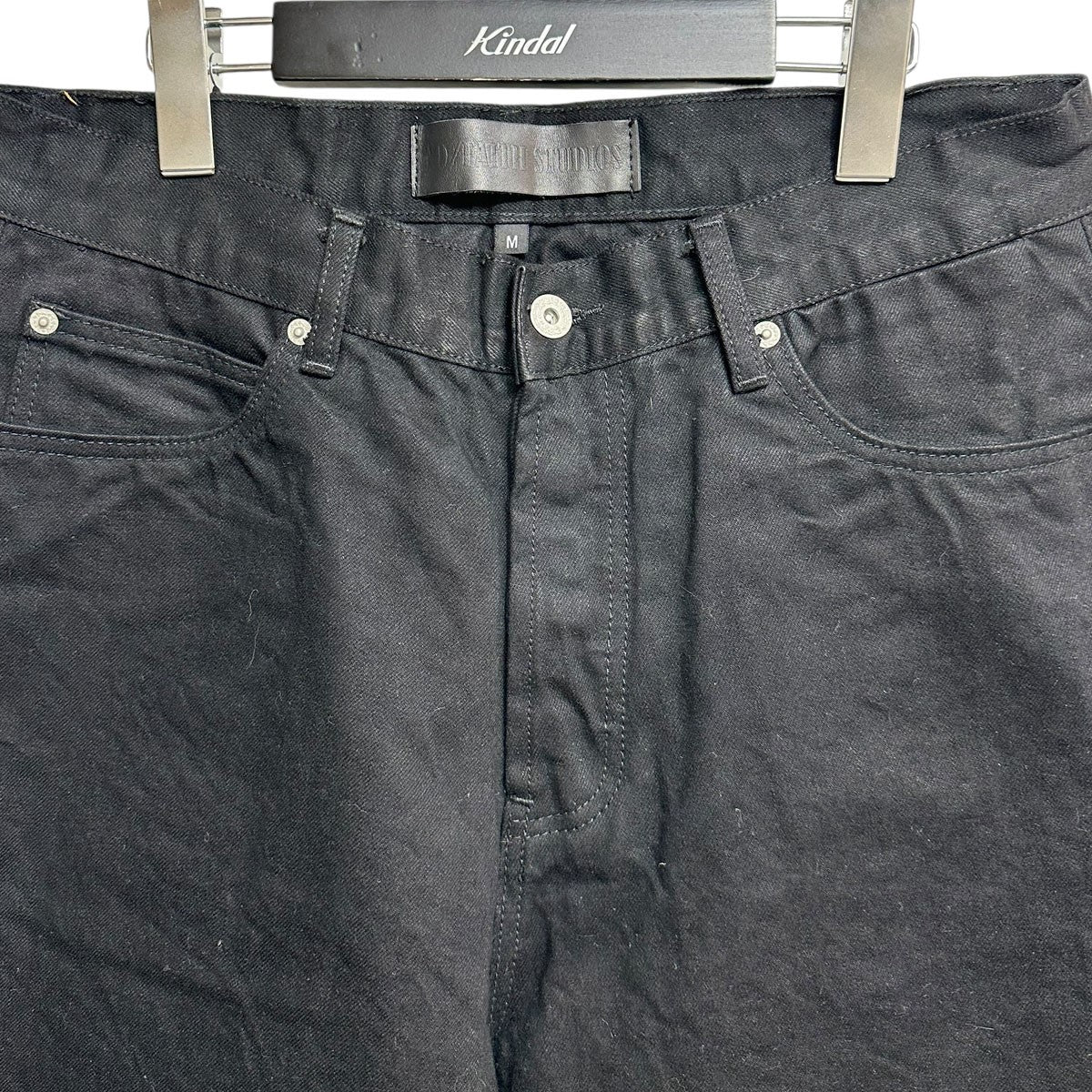 No/faith studios loose baggy 黒いジーンズ-M No/faith studios loose baggy 黒いジーンズ-M RAW DENIM