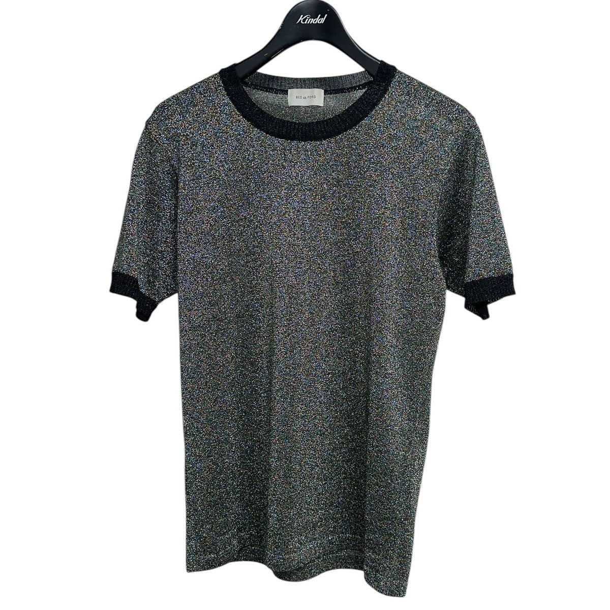 BED J．W． FORD 23SSTrim Knitting T-shirtsグリッタートリムニットTシャツ23SS-B-KT01 古着・中古-1枚目のアイテム画像