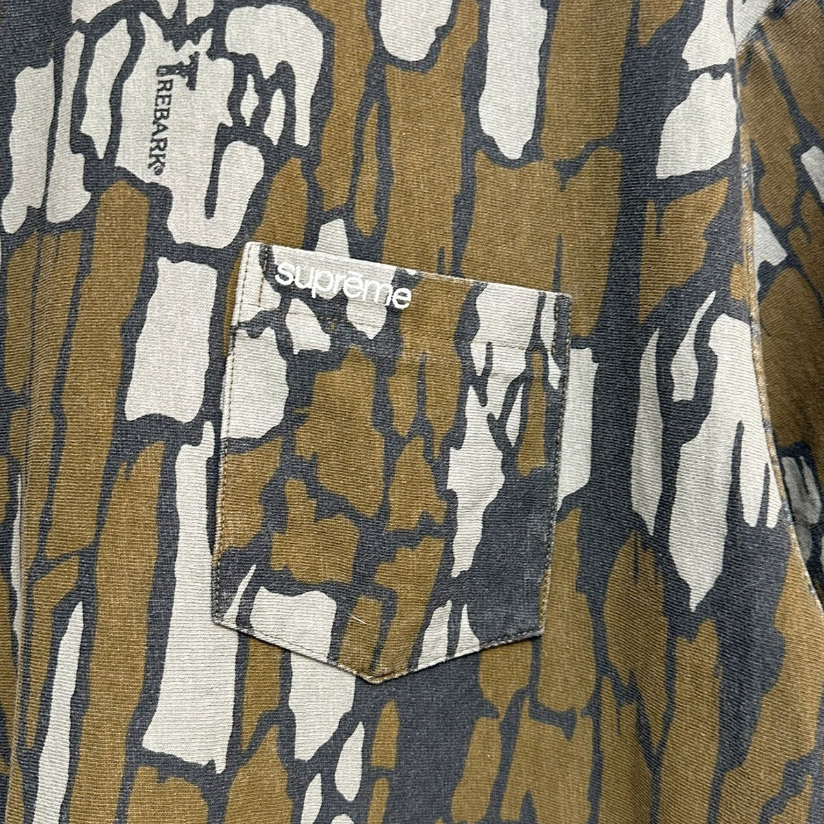 Supreme(シュプリーム) 25SSS／S Pocket Tee Mossy Oak Camo