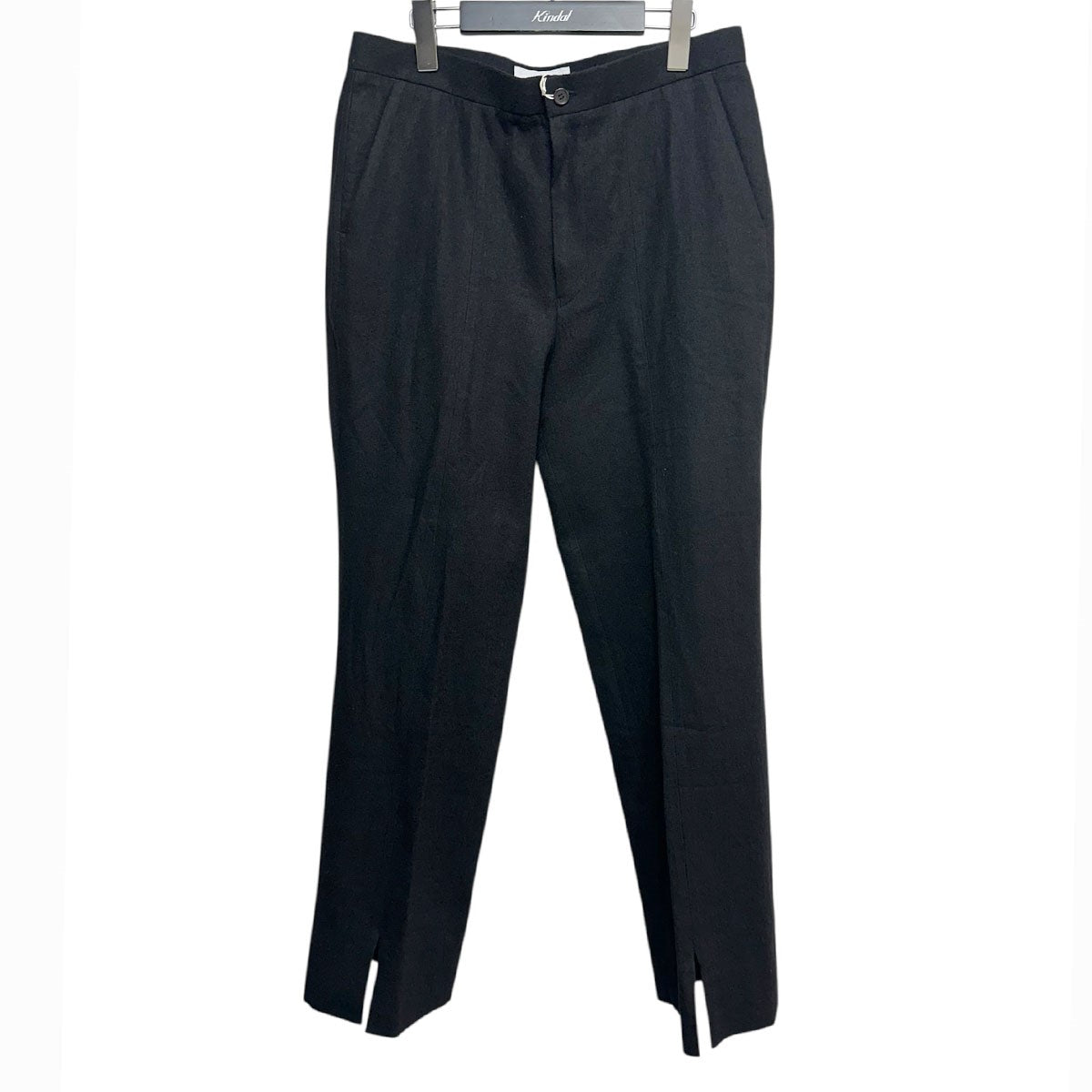 HEM SLIT STRAIGHT FIT - co w twill -ヘムスリットストレートフィットスラックスM19C-09PT01C