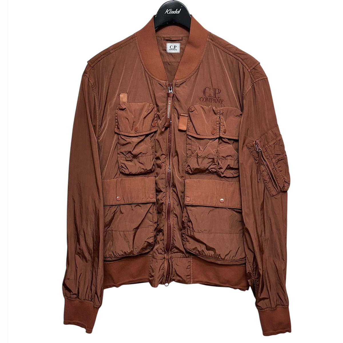 C．P COMPANY 25SSChrome-R Multipocket Bomber JacketクロムRマルチポケット・ボマージャケット18CMOW010A005904G872 古着・中古-1枚目のアイテム画像