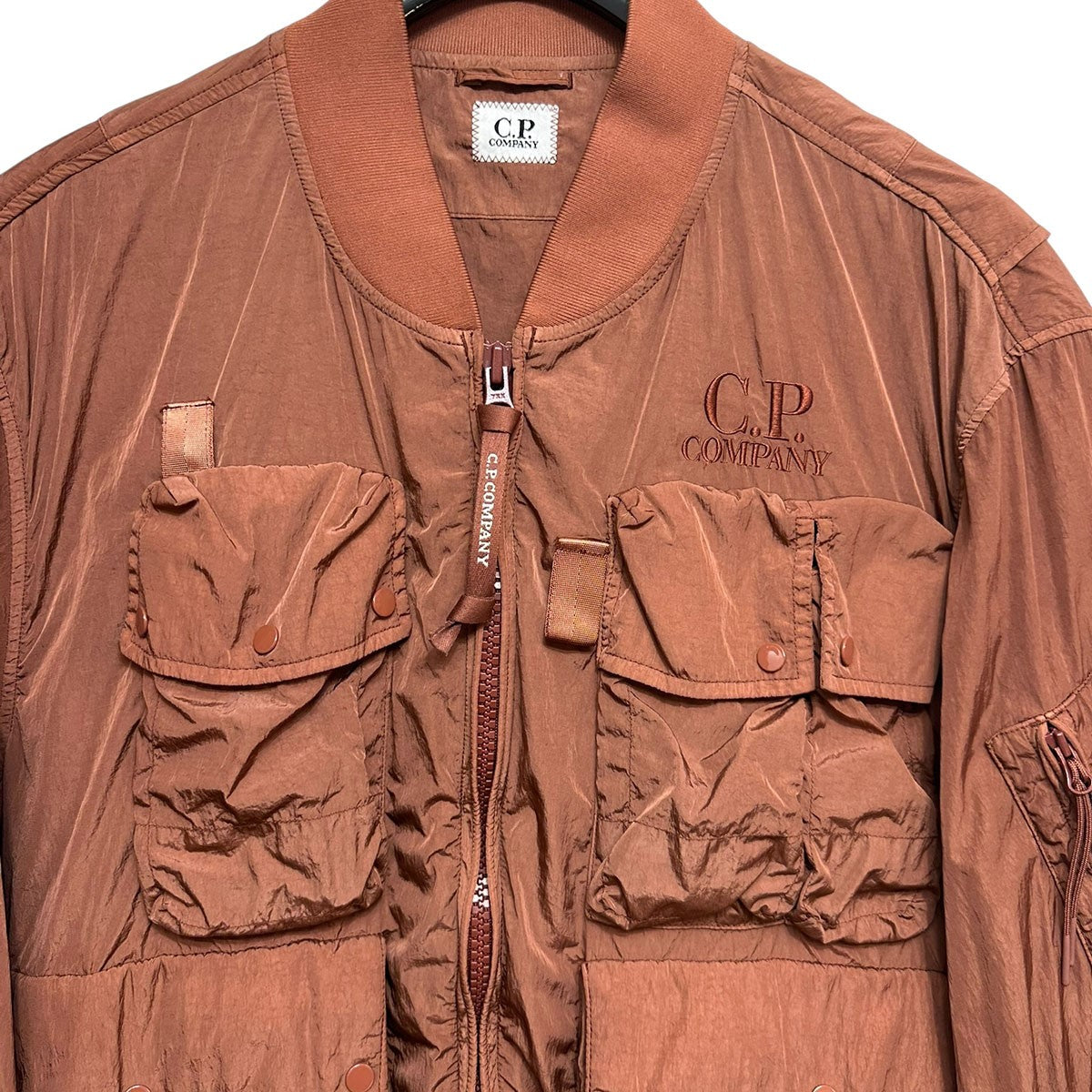 C．P COMPANY 25SSChrome-R Multipocket Bomber JacketクロムRマルチポケット・ボマージャケット18CMOW010A005904G872 古着・中古-3枚目のアイテム画像
