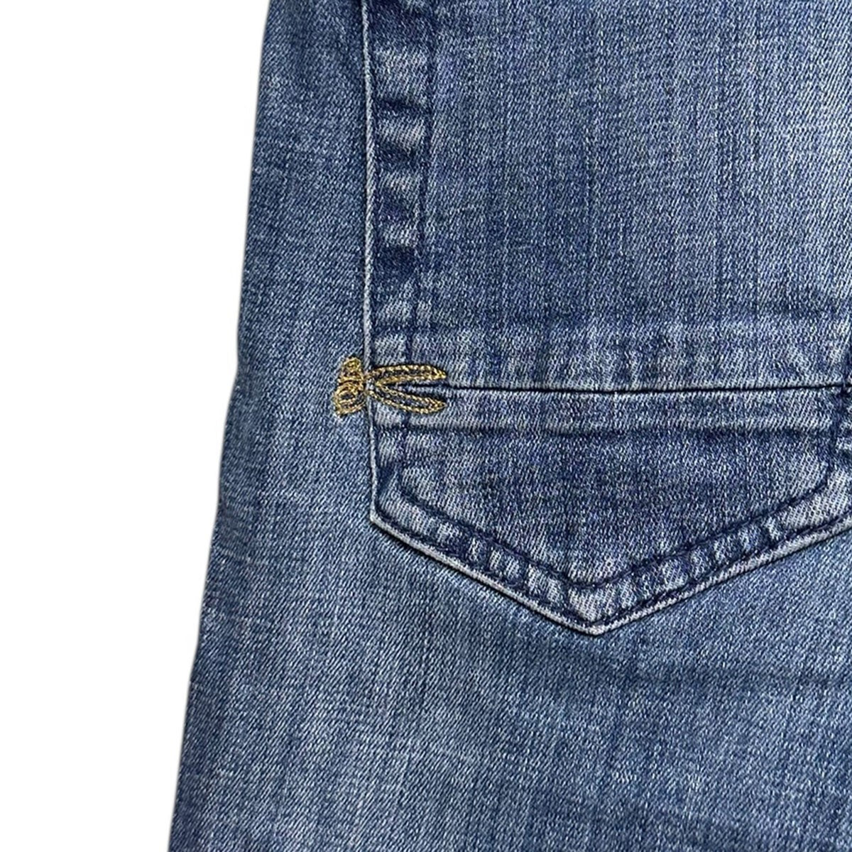 RRL ダメージ加工 デニムパンツ スリムフィット USA製 34×30 RRL ダメージ加工 デニムパンツ スリムフィット USA製 34×30