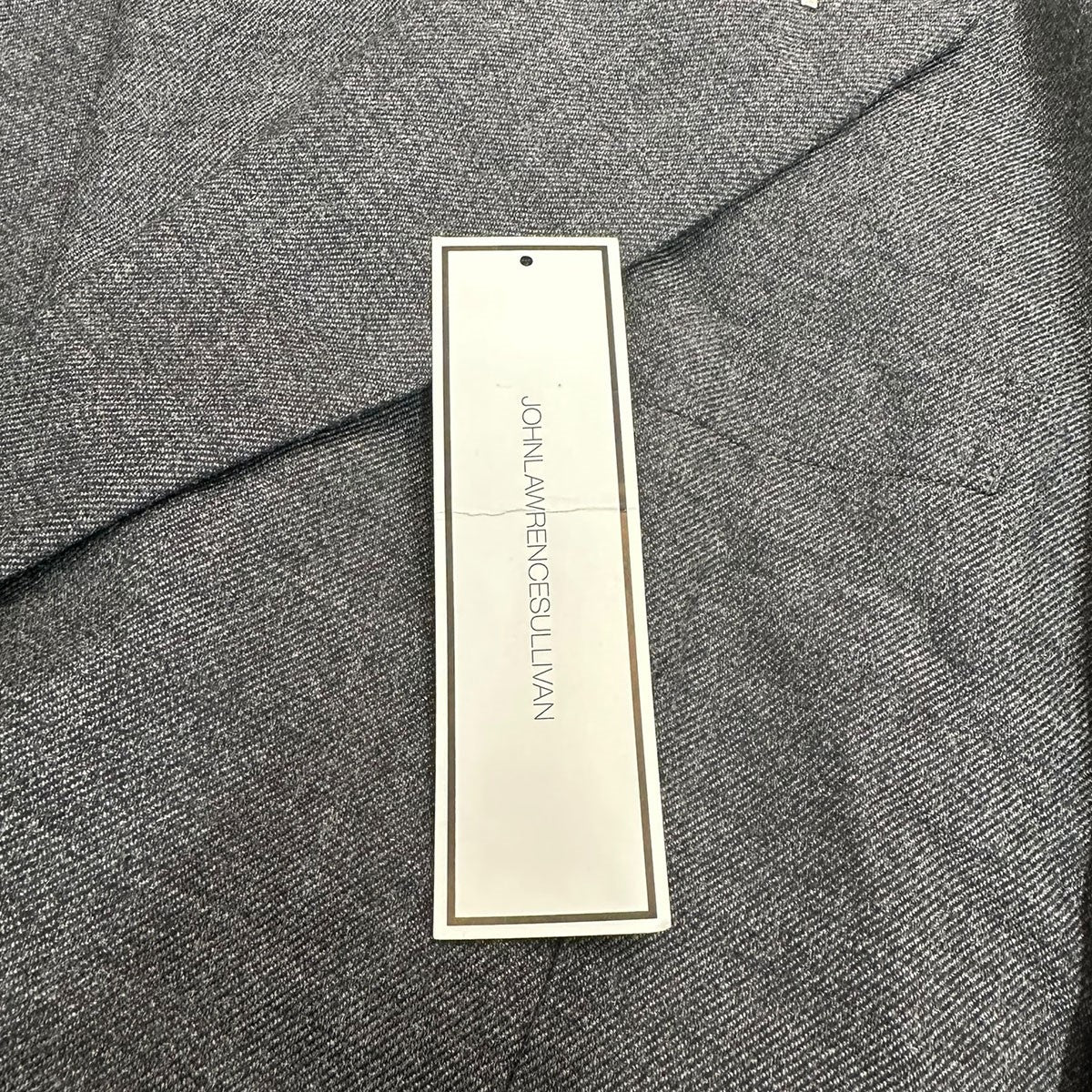 24AW ジョンローレンスサリバンWOOLSPENCERJACKETタグ付き JOHN LAWRENCE SULLIVAN 24aw Wool Gabardine Double Breasted Jacket