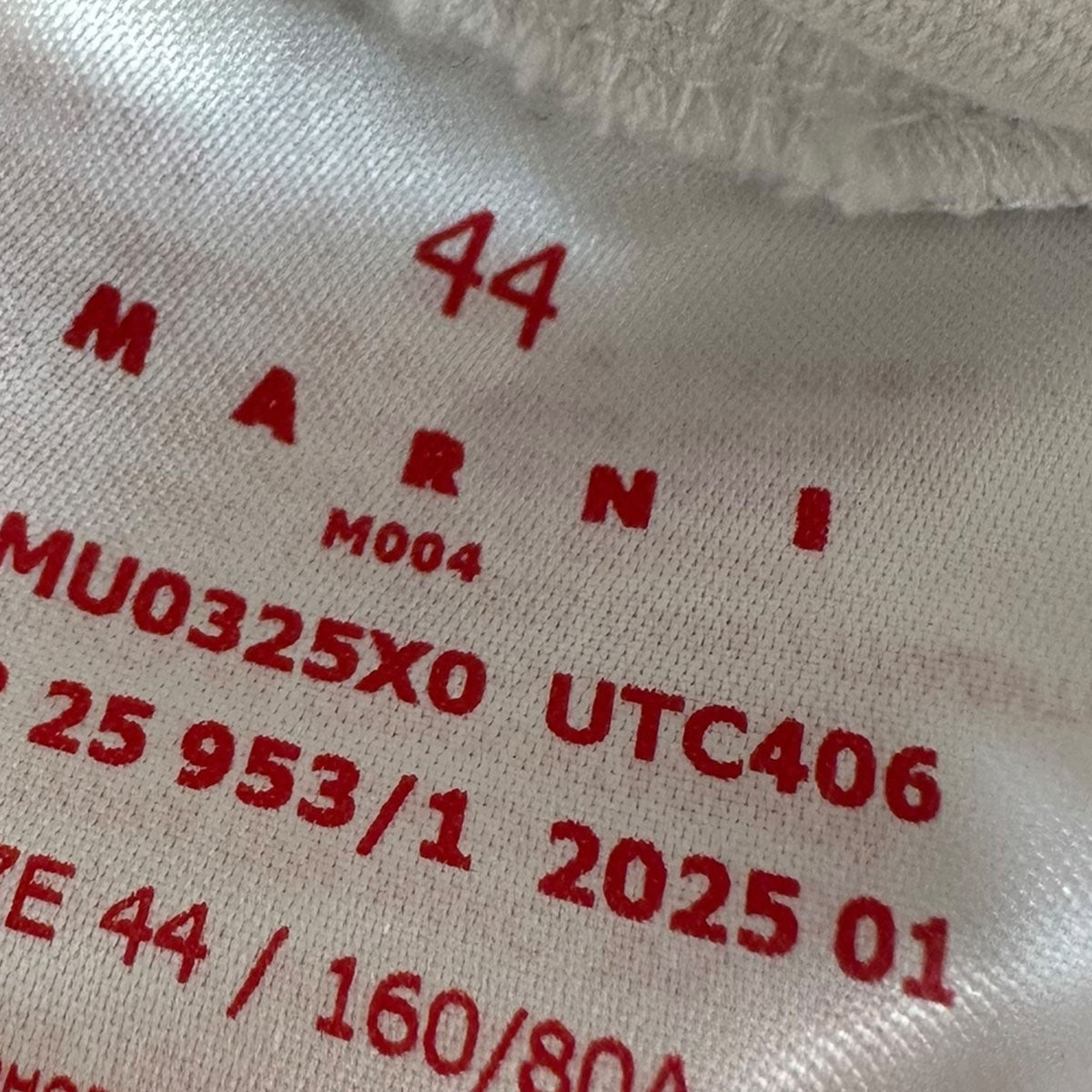 MARNI(マルニ) 25SSオーバーサイズロングスリーブTシャツ長袖Tシャツ