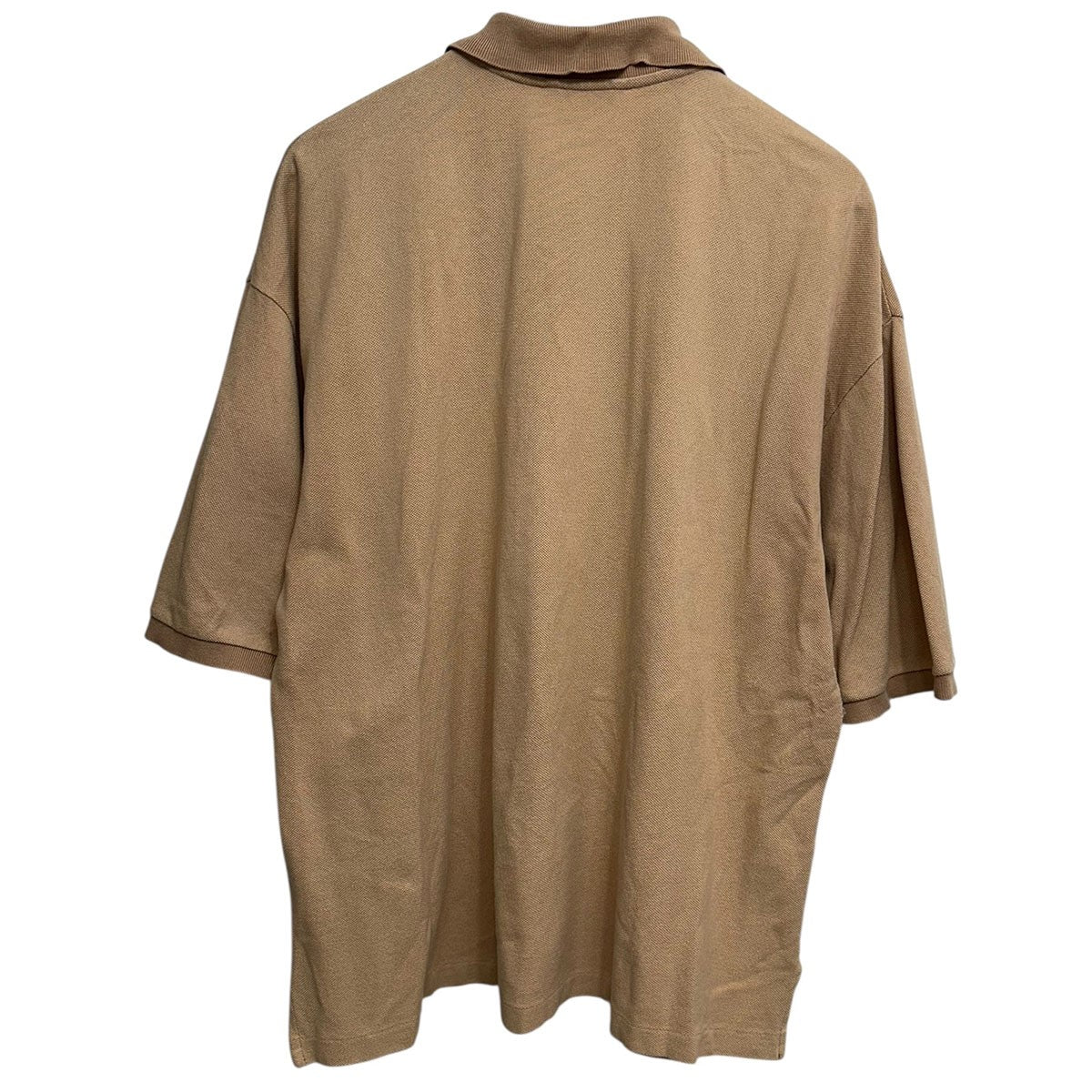 AURALEE SUPER SOFT PIQUE BIG POLOスーパーソフトピケぶっぐポロシャツA9SP01SK 古着・中古-2枚目のアイテム画像