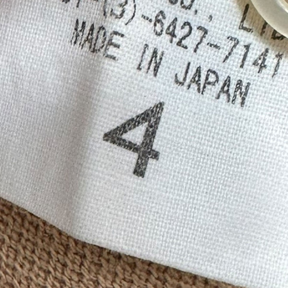 AURALEE SUPER SOFT PIQUE BIG POLOスーパーソフトピケぶっぐポロシャツA9SP01SK 古着・中古-4枚目のアイテム画像