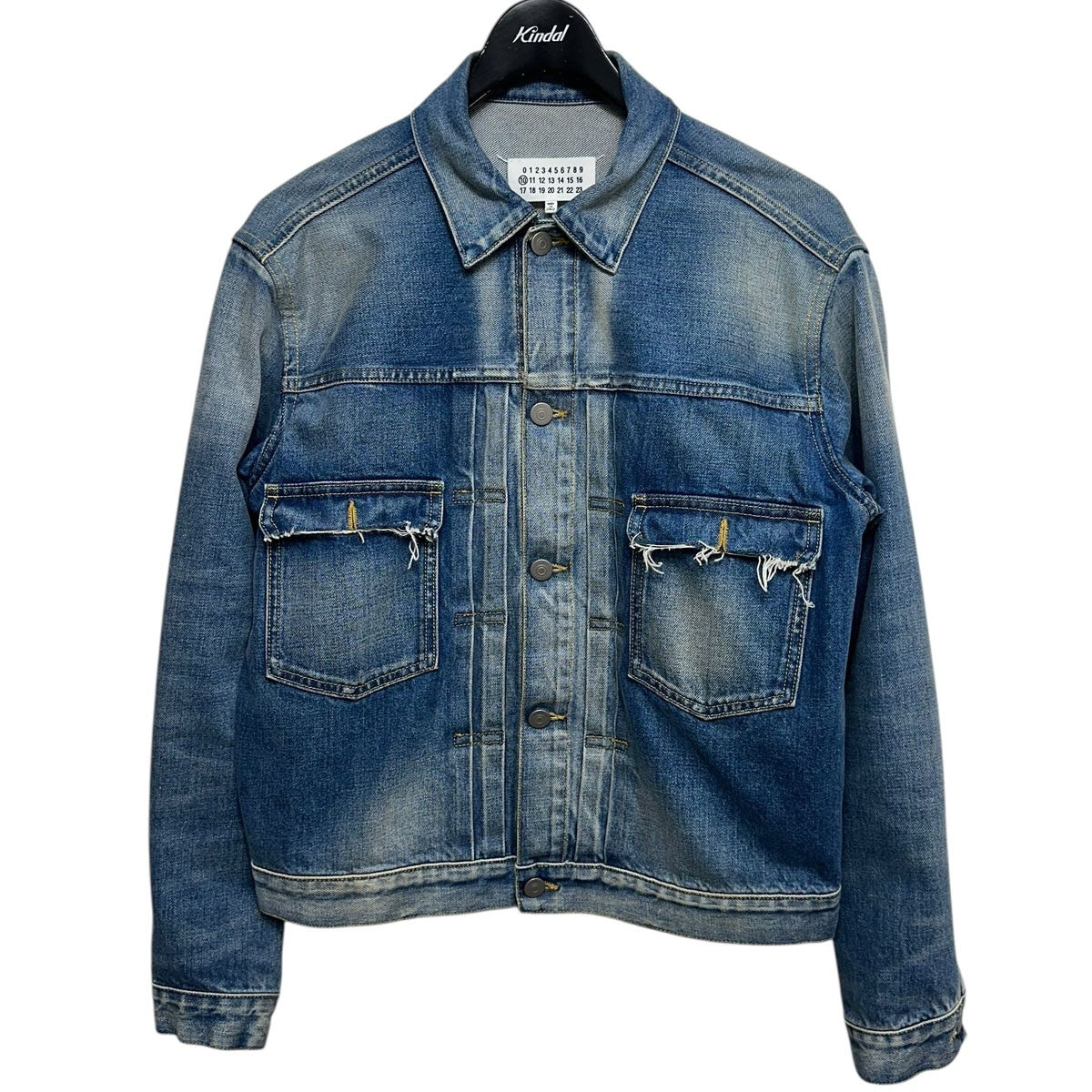 マルジェラ箔デニムジャケット Maison Margiela(メゾンマルジェラ) 25SSWashed Trucker Denim