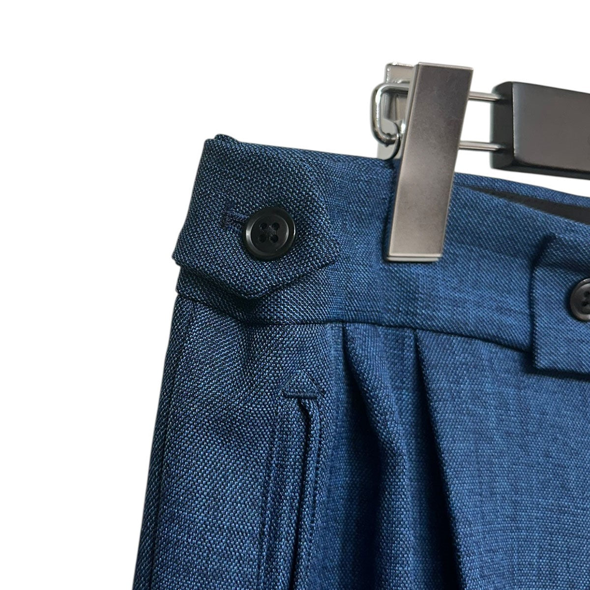 Tucked Side Tab Trouser-Poly ChambrayタックサイドタブトラウザーMR191