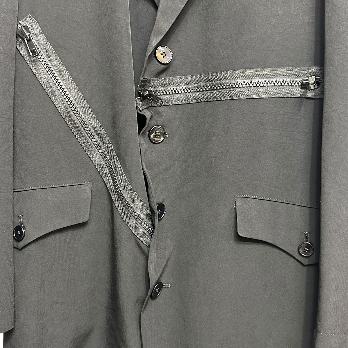 GROUND Y(グラウンドワイ) 25SSFront W Zip Jacketフロントダブル