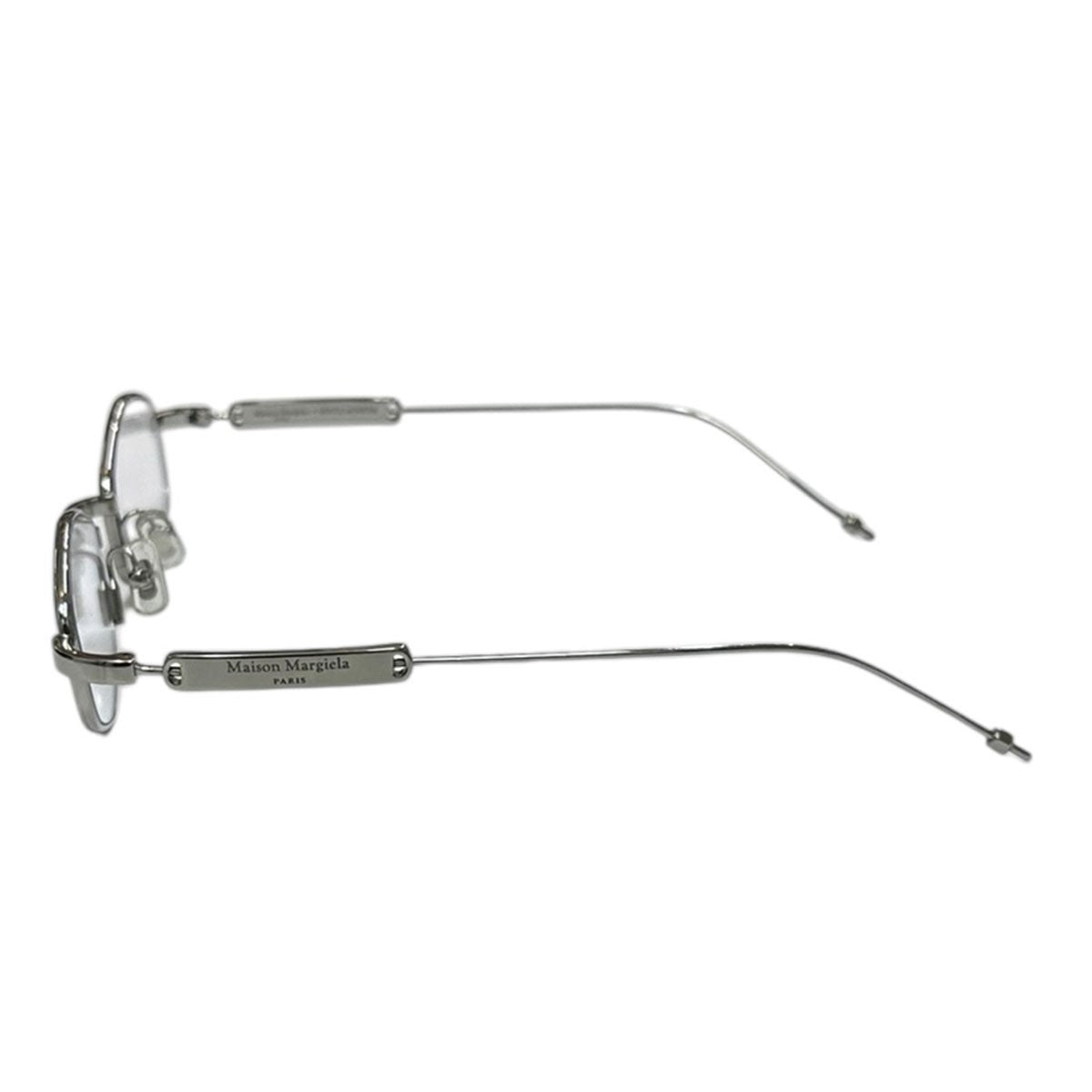 ジェントルモンスター×マルジェラ MM218 02 リムレス Maison Margiela×GENTLE MONSTER MM218 02眼鏡 シルバー×クリア