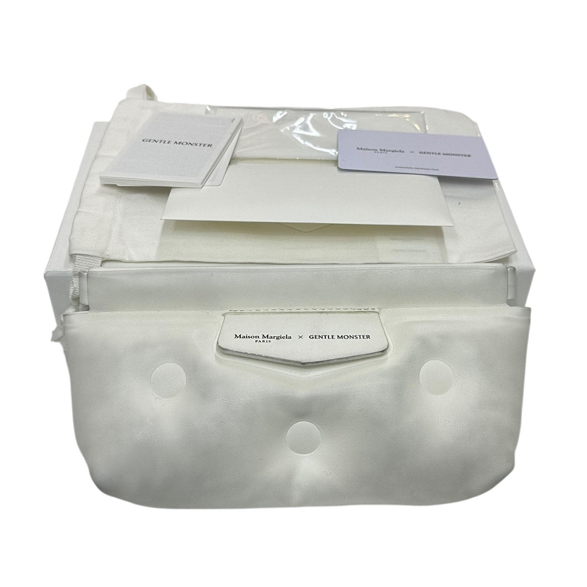 GENTLE MONSTER シルバー眼鏡 ケース付き ジェントルモンスター メガネケース シルバー ショッパー 空箱