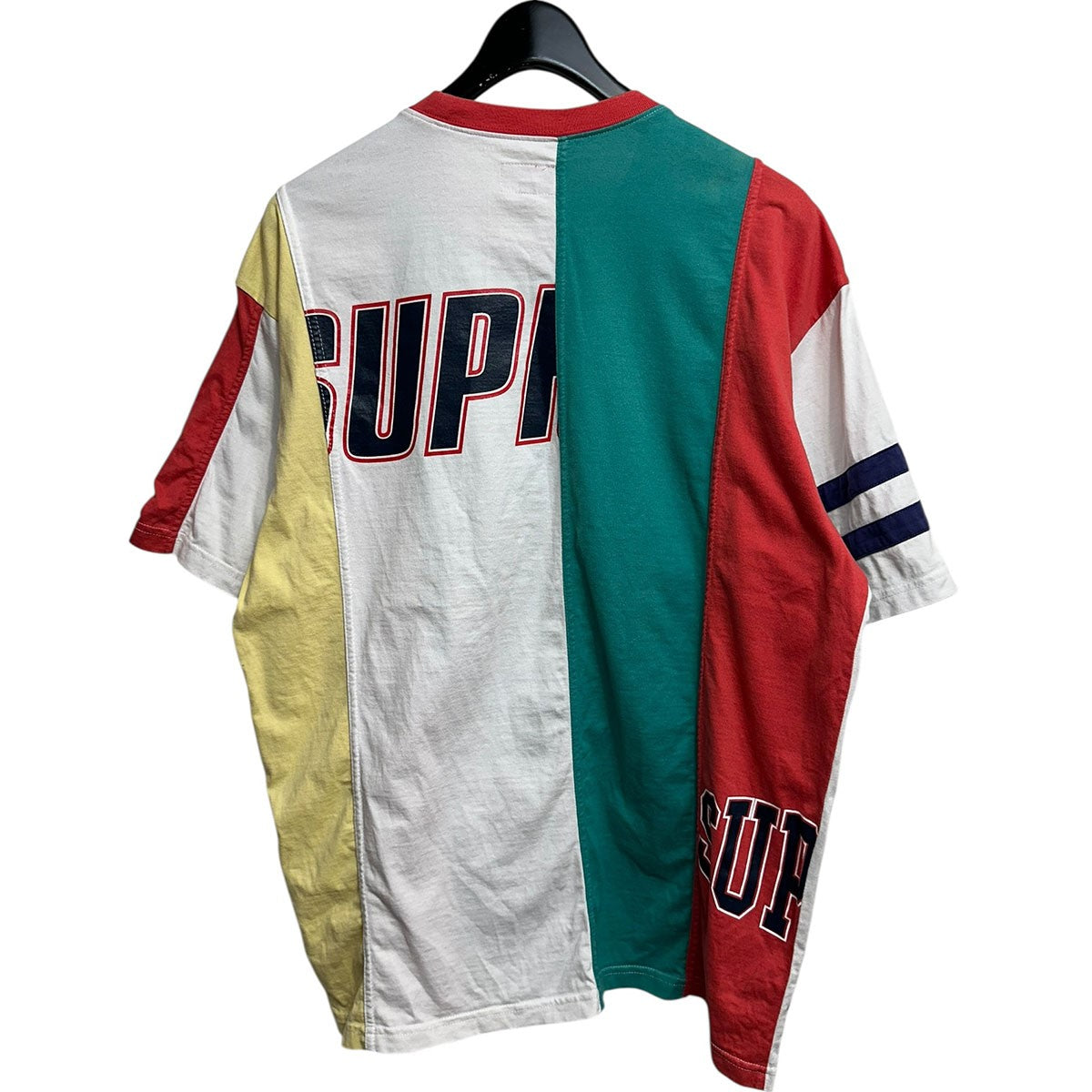 Supreme×UMBRO 25SS【Stripe Soccer Jersey】ロゴTシャツ ブラック