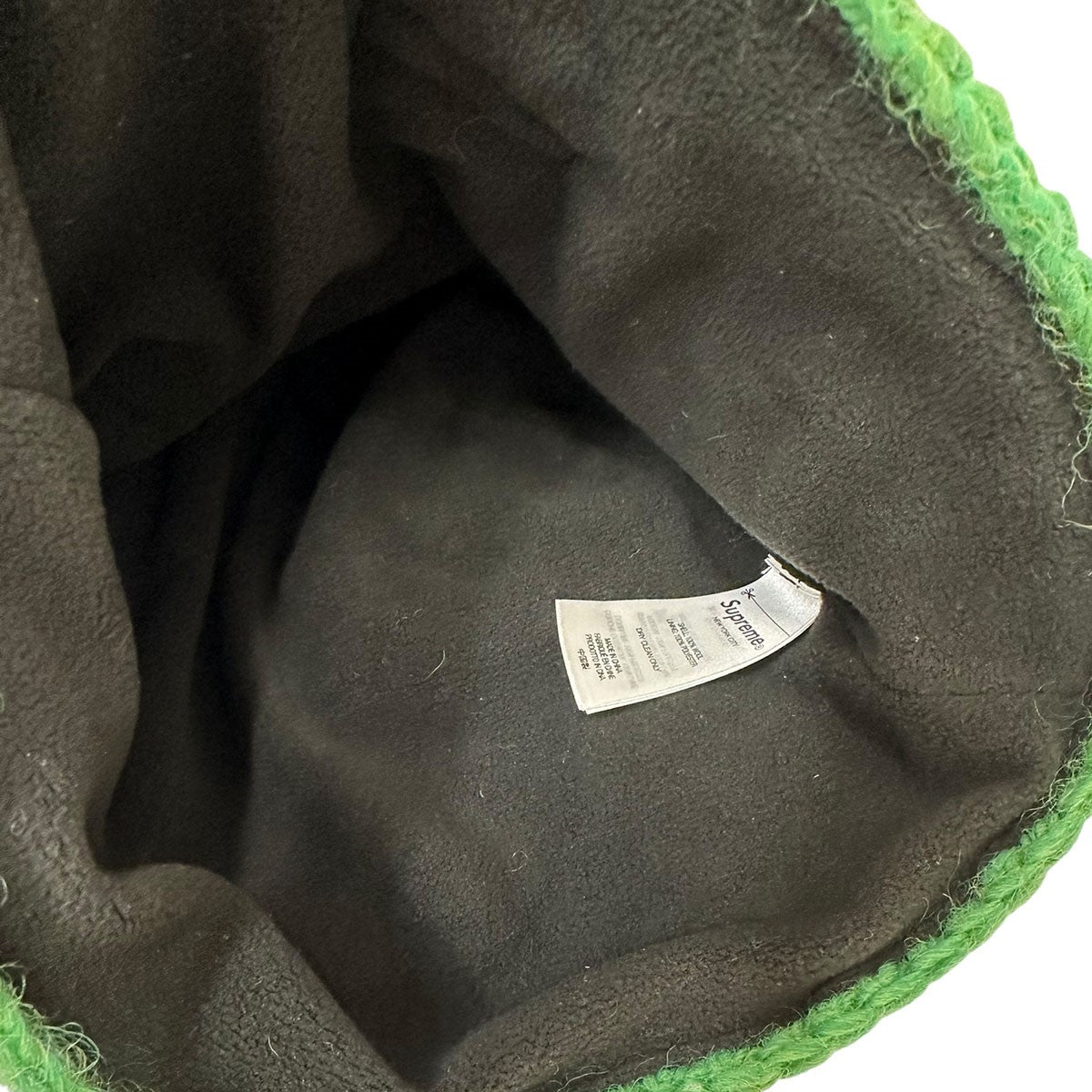 Supreme(シュプリーム) 25SSCrochet Beanieニットキャップ グリーン