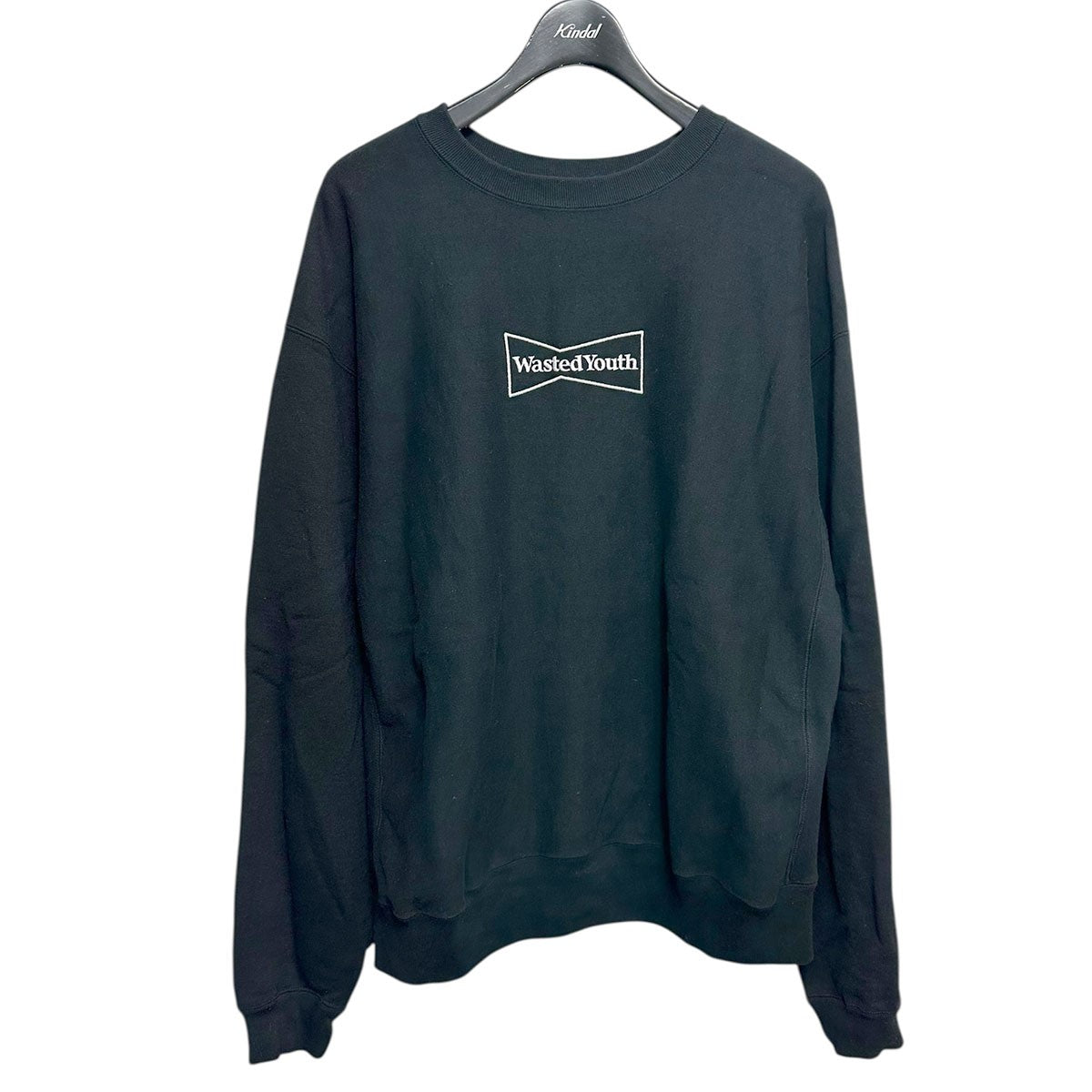 Wasted Youth HEAVY WEIGHT SWEATSHIRT#2ロゴ刺繍クルーネックスウェットシャツ 古着・中古-1枚目のアイテム画像