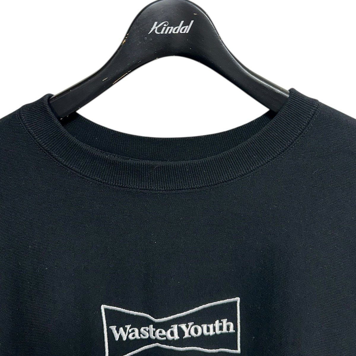 Wasted Youth HEAVY WEIGHT SWEATSHIRT#2ロゴ刺繍クルーネックスウェットシャツ 古着・中古-3枚目のアイテム画像