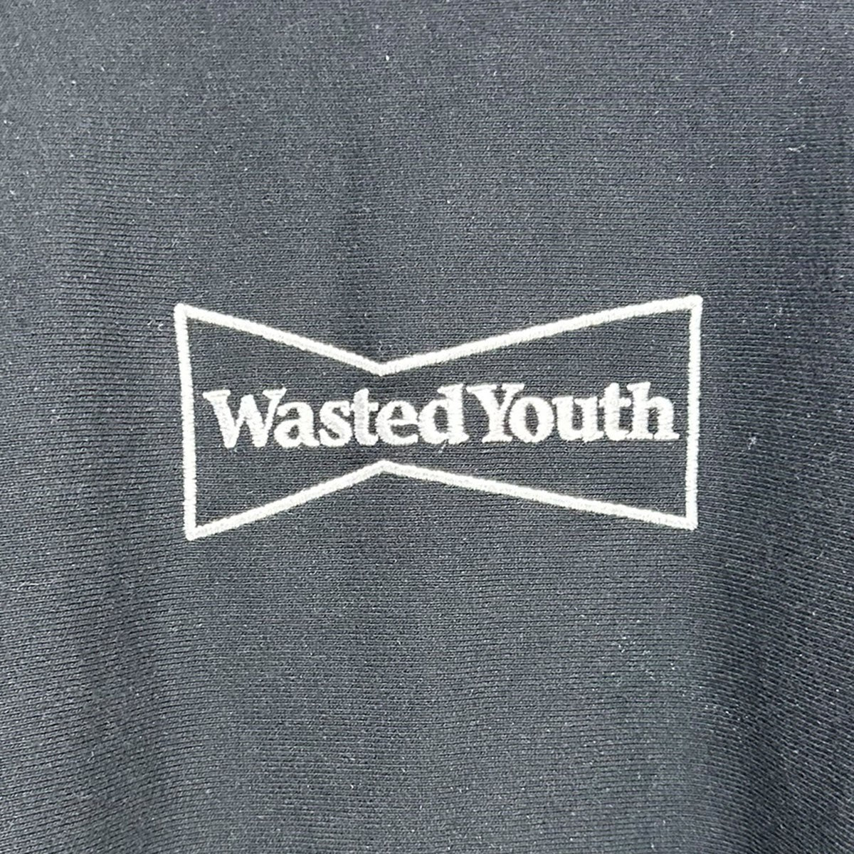 Wasted Youth HEAVY WEIGHT SWEATSHIRT#2ロゴ刺繍クルーネックスウェットシャツ 古着・中古-4枚目のアイテム画像