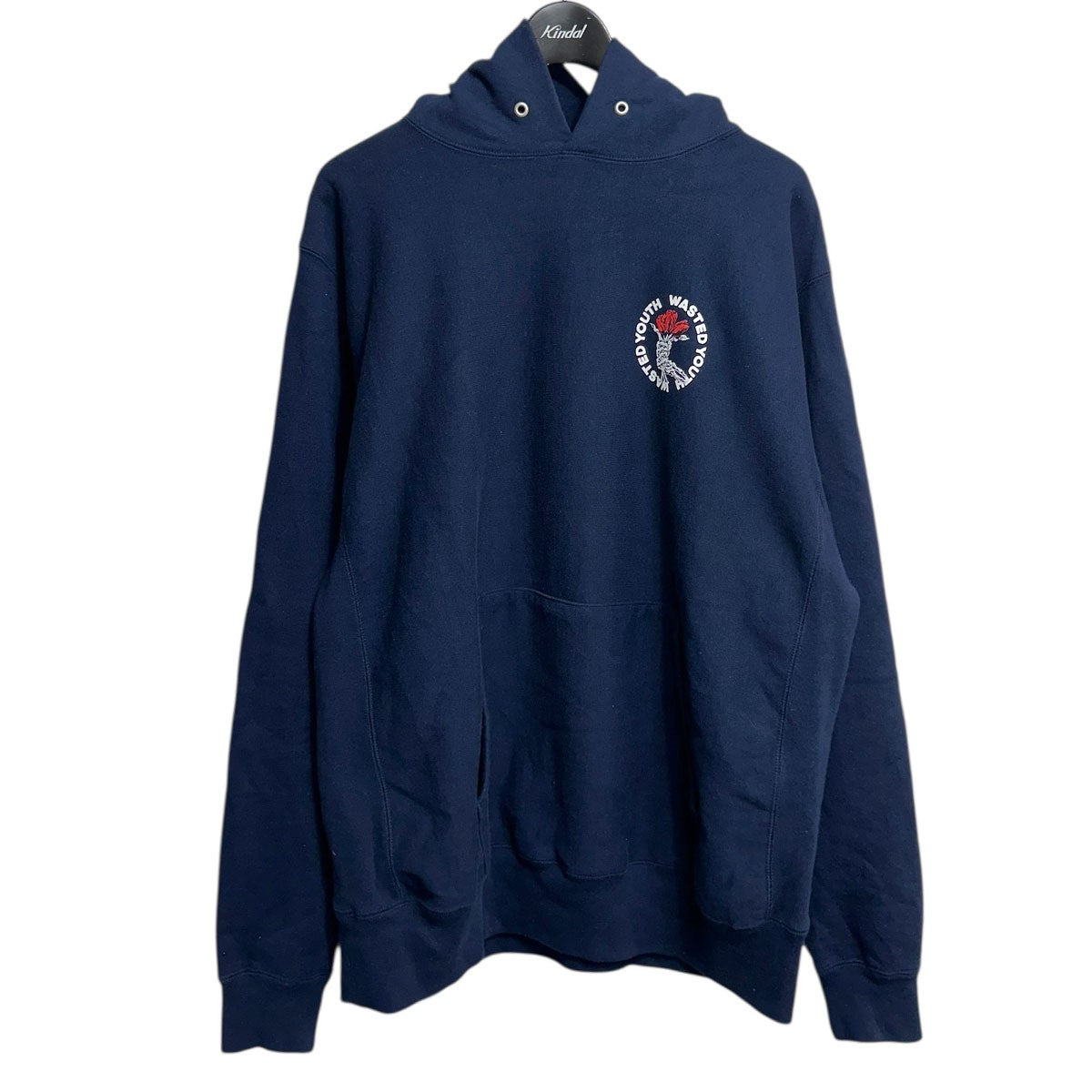 Wasted Youth HEAVY WEIGHT HOODIE#2ロゴプリントプルオーバーフーディー パーカー 古着・中古-1枚目のアイテム画像
