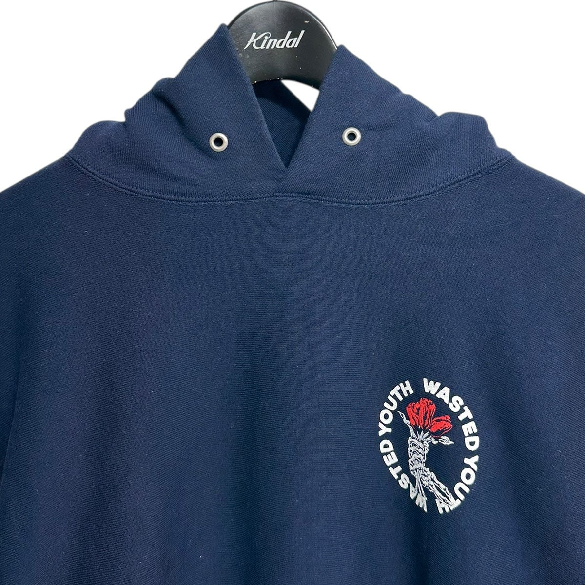 Wasted Youth HEAVY WEIGHT HOODIE#2ロゴプリントプルオーバーフーディー パーカー 古着・中古-3枚目のアイテム画像