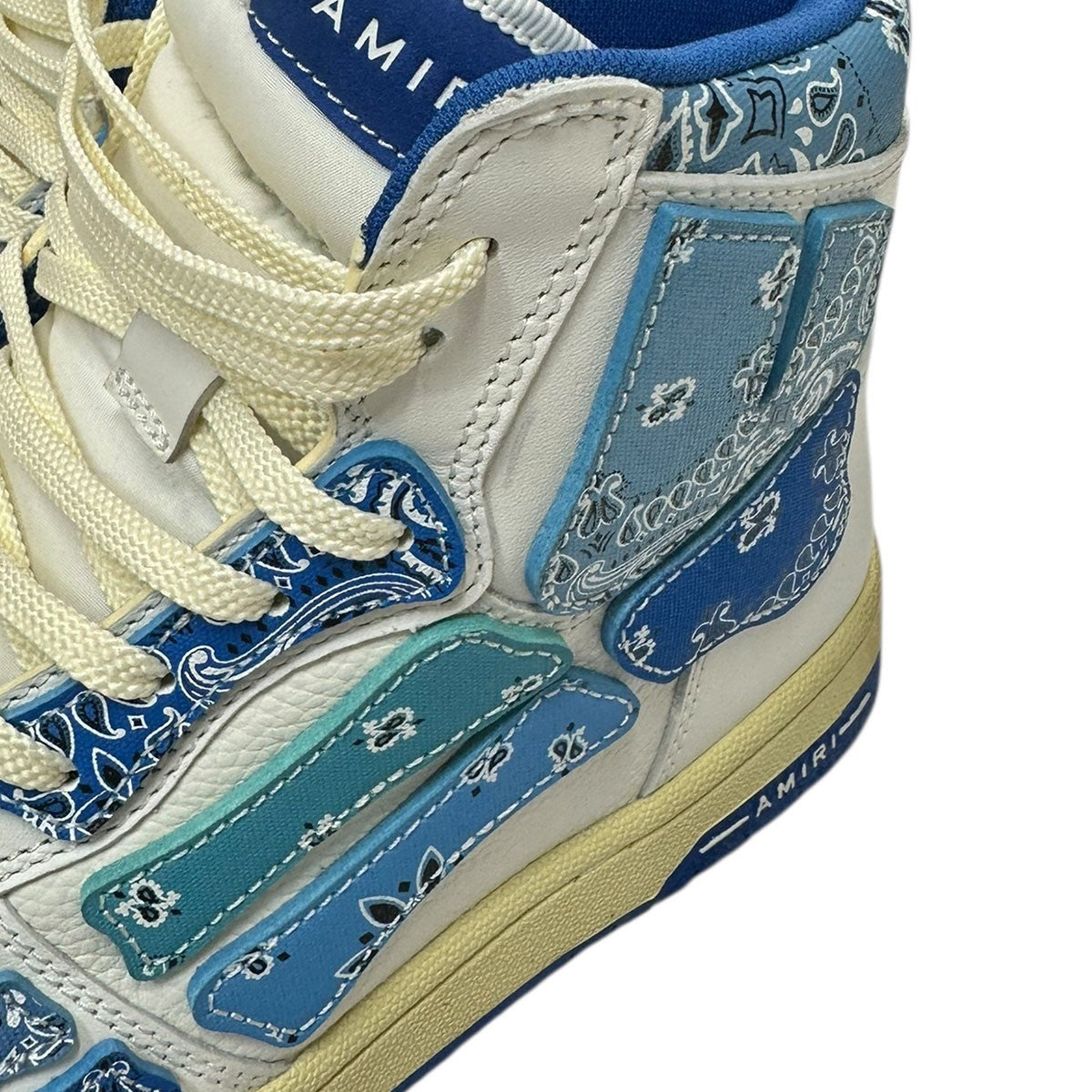 AMIRI(アミリ) Skel Top Hiハイカットスニーカー バンダナブルー
