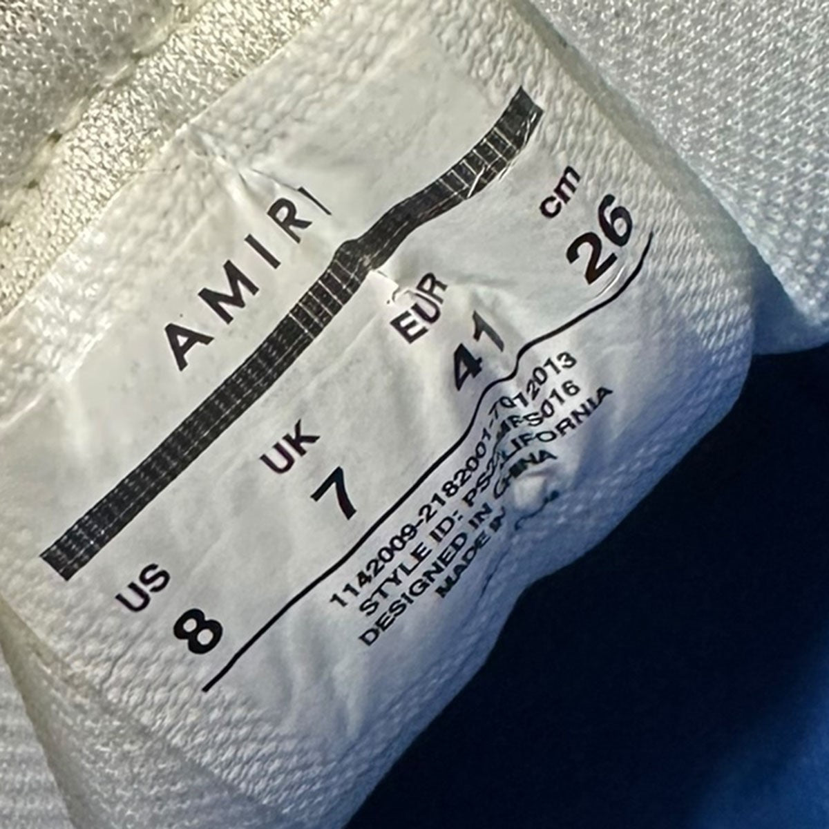AMIRI Skel Top Hiハイカットスニーカー 古着・中古-7枚目のアイテム画像