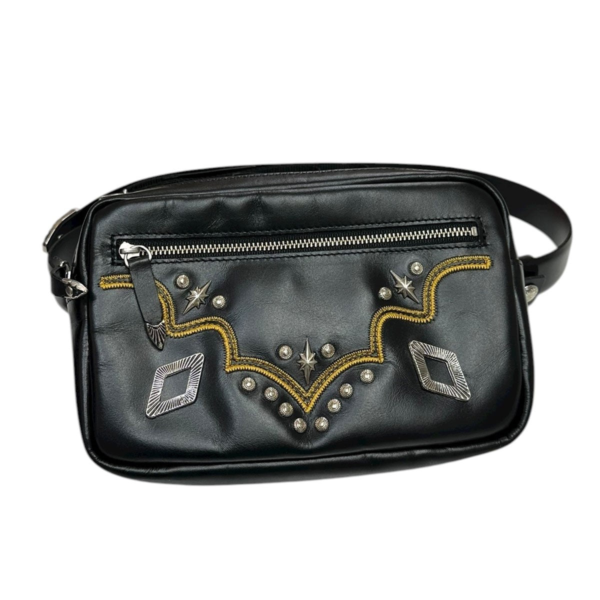 TOGA PULLA(トーガプルラ) Metal Stitch Belt Bagメタルステッチベルト