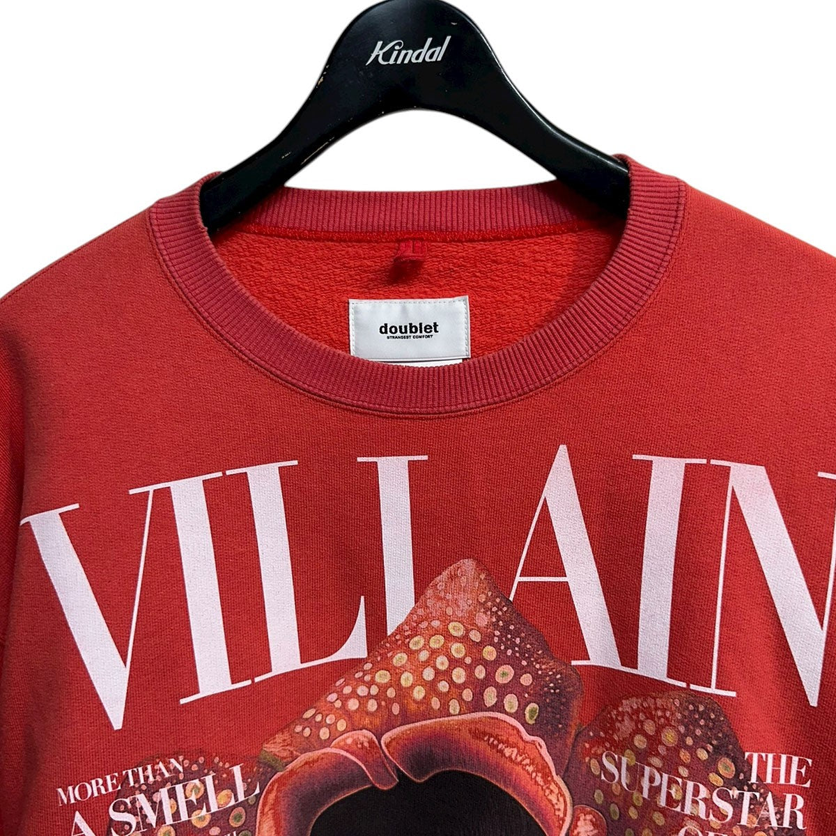 25AWVILLAIN COVER PRINT SWEATSHIRTシーズンテーマタイトルロゴプリントクルーネックスウェットシャツ25AW53CS412