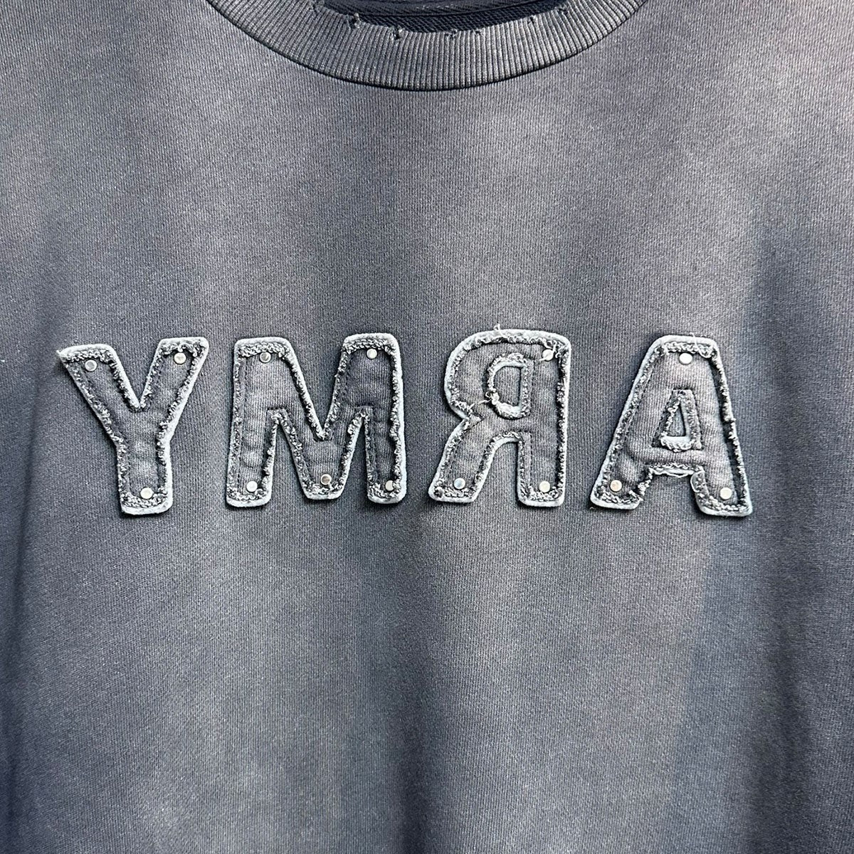 24AWSPRAYED CREW NECK SWEAT24A-CSL092-DS