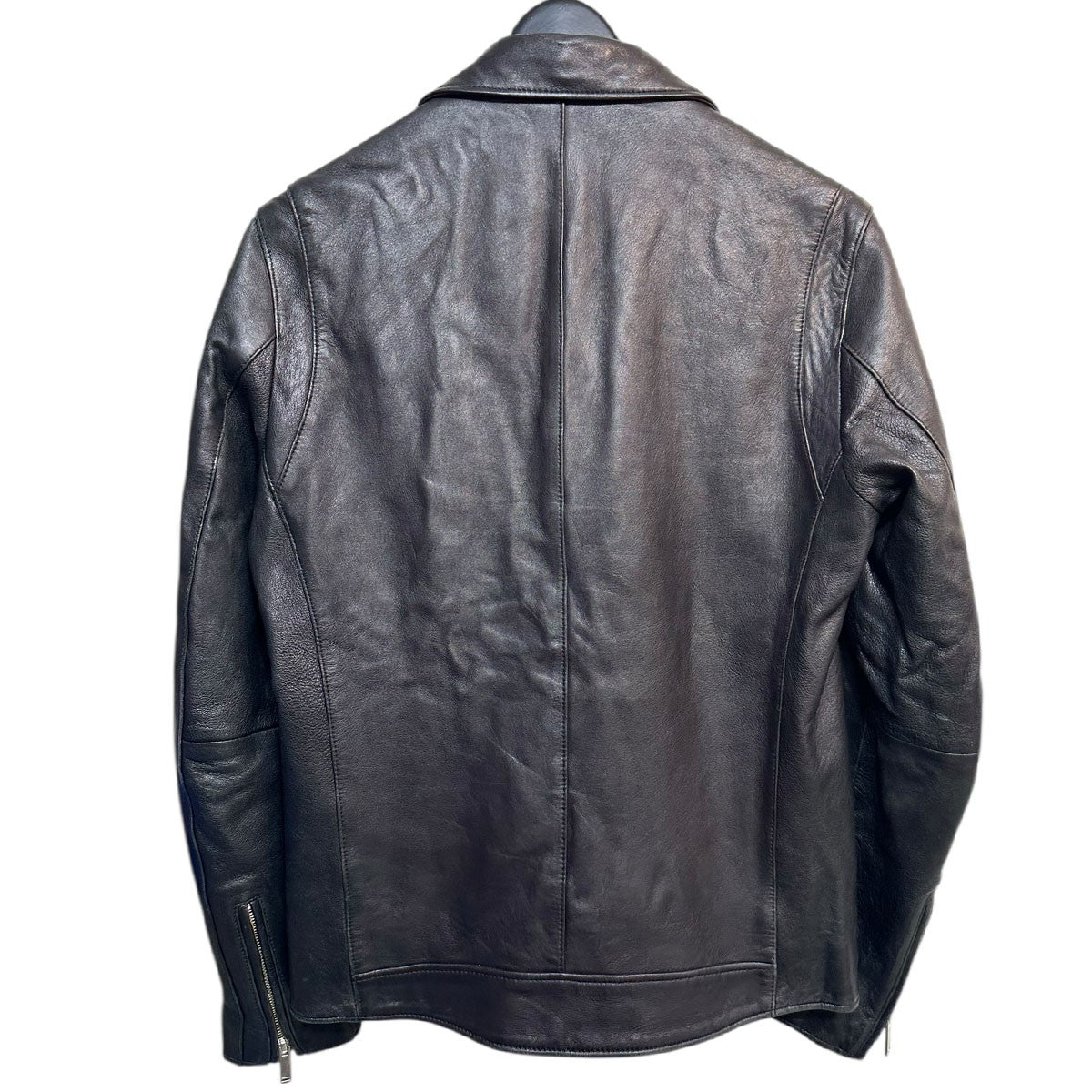 STUDIOUS(ステュディオス) ラムレザーダブルライダースジャケット