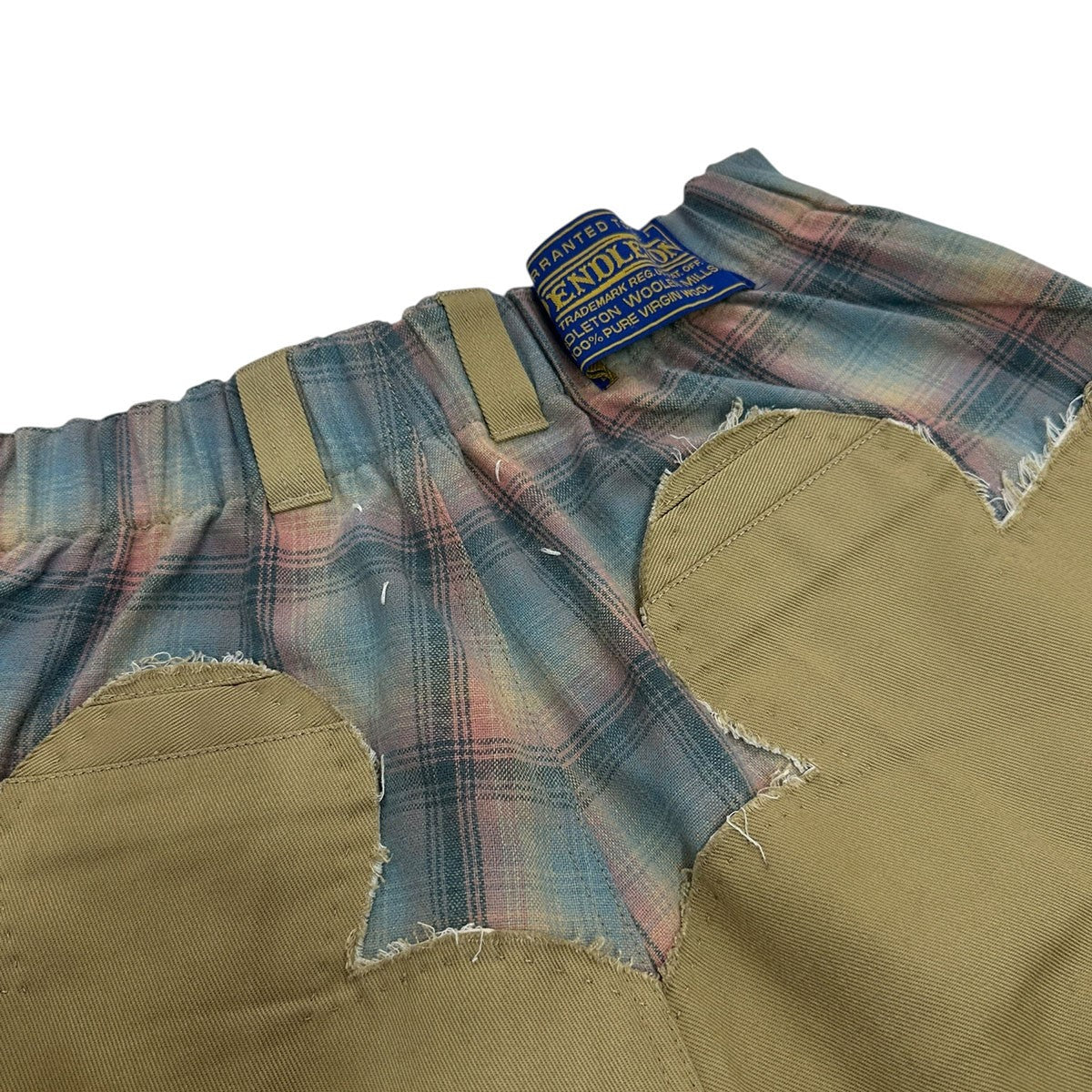Maison Margiela×PENDLETON 23AWドッキング2タックチノパンツS29KA0383