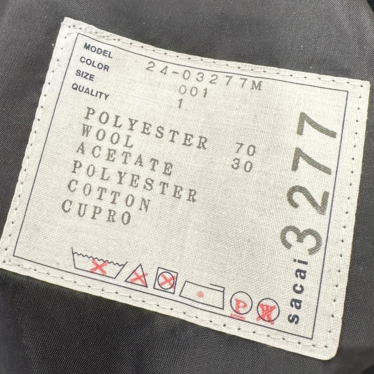 sacai 24SSSuiting Shortsショートパンツ24-03277M 古着・中古-4枚目のアイテム画像