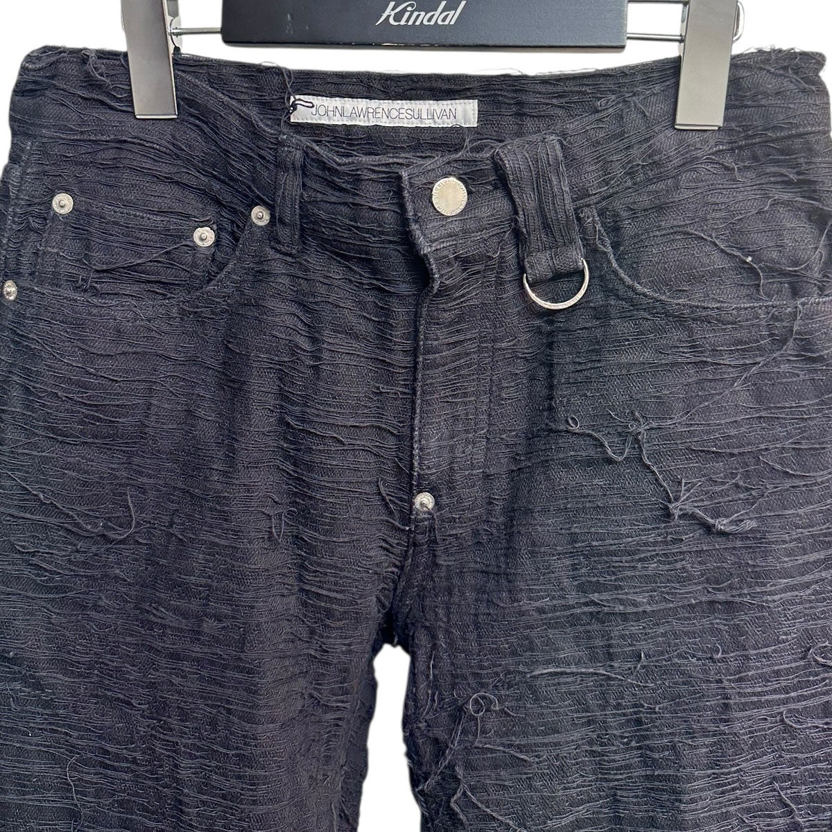 JOHN LAWRENCE SULLIVAN CRASH DENIM 5POCKET PANTSクラッシュデニム5ポケットパンツ2B019-0322-18 古着・中古-3枚目のアイテム画像